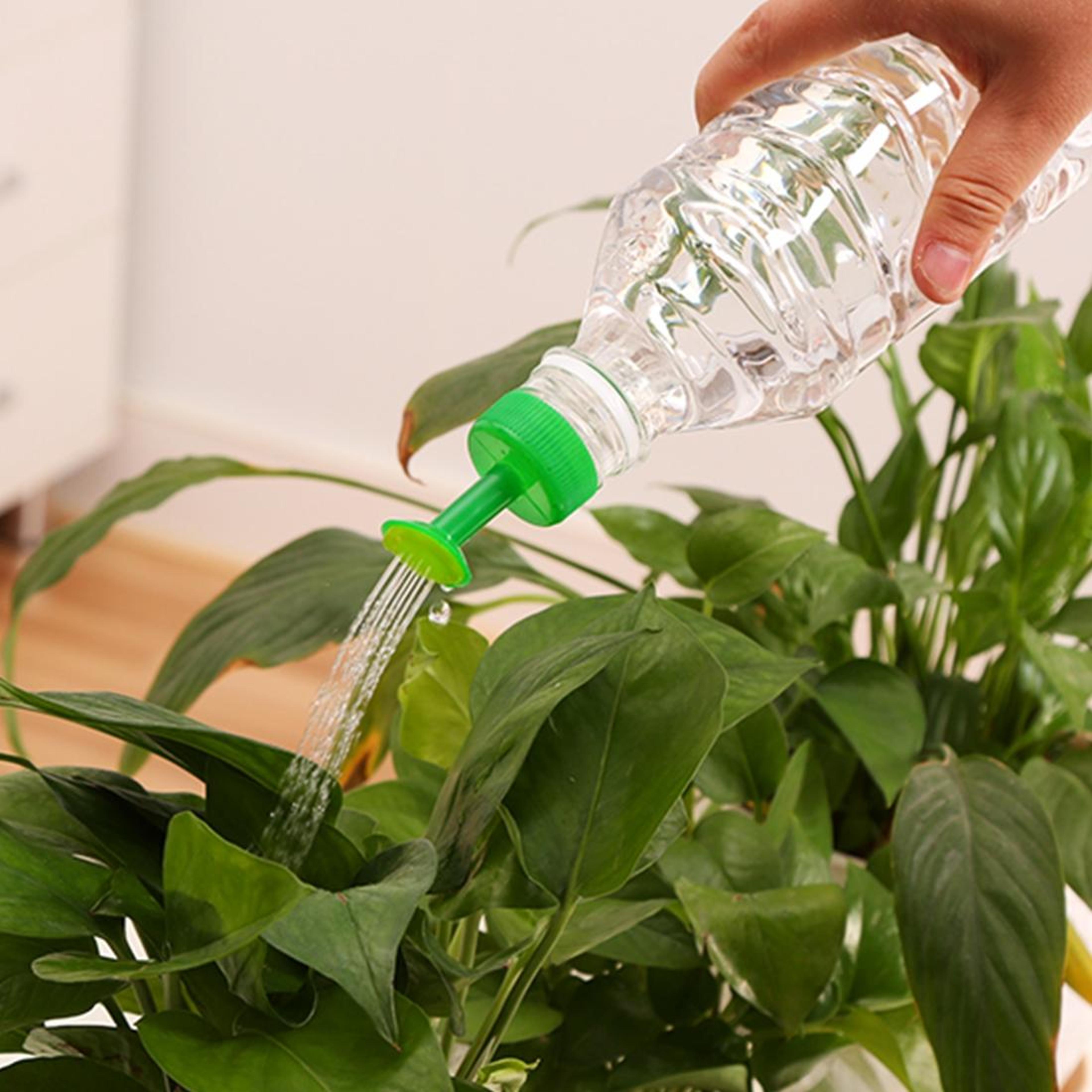 2pcs portable plant watering bottle caps for indoor plants & garden seedlings random color