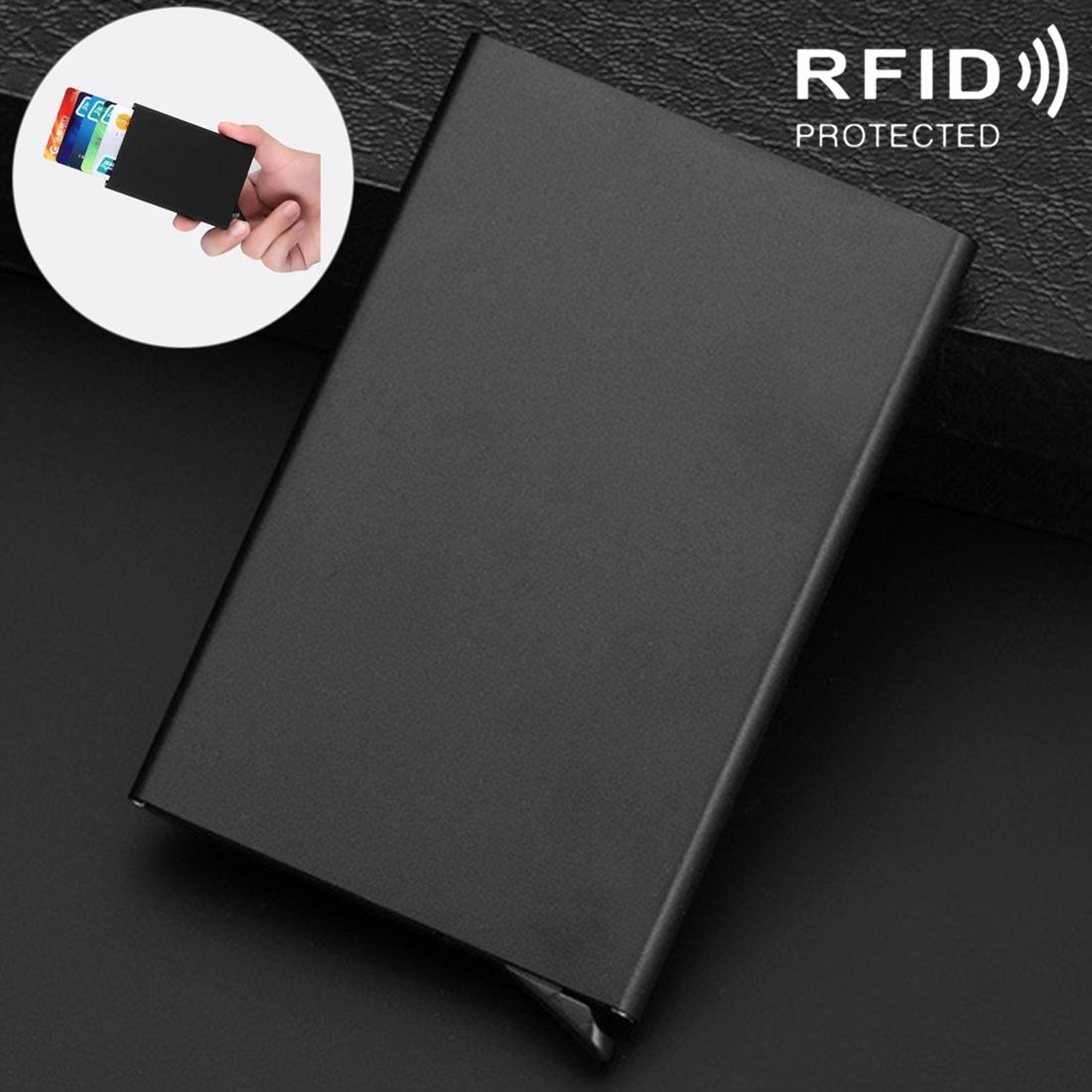 Slim Pop Up Business Card Holder RFID Blocking Credit Card Case For Professionals 5