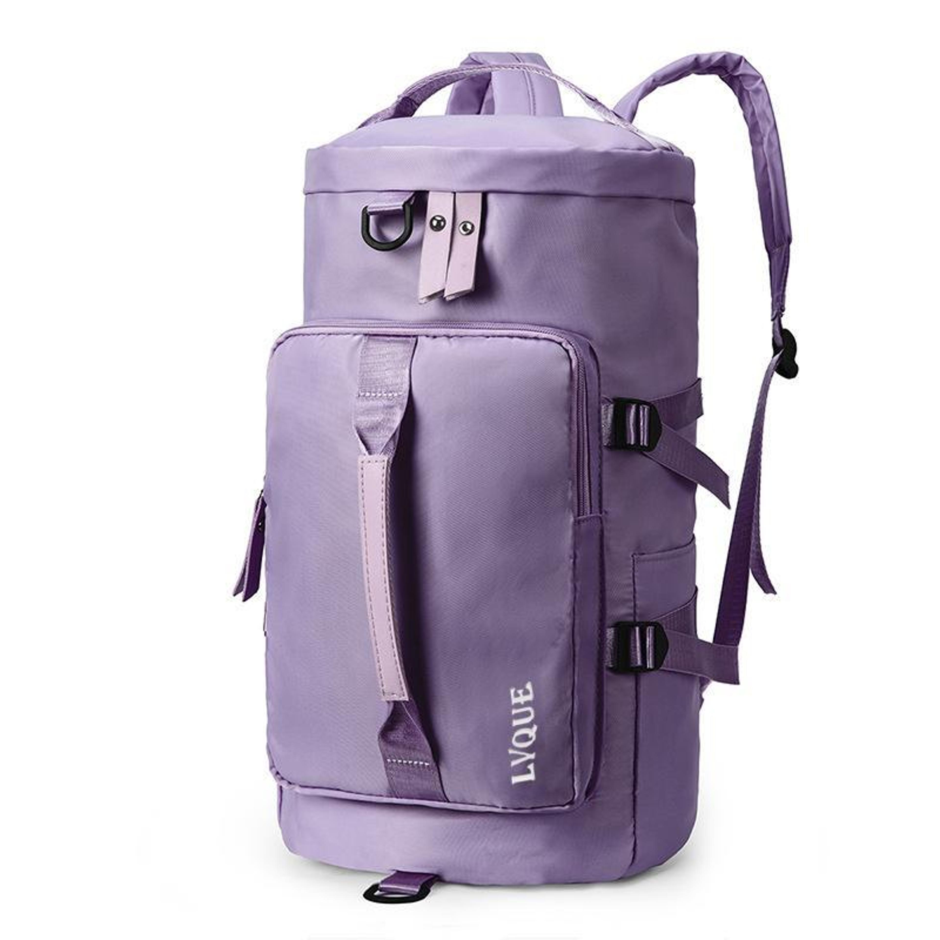 Convertible Travel Backpack With Shoe Compartment Large Capacity Duffel Bag For Gym  Weekend Trips 10