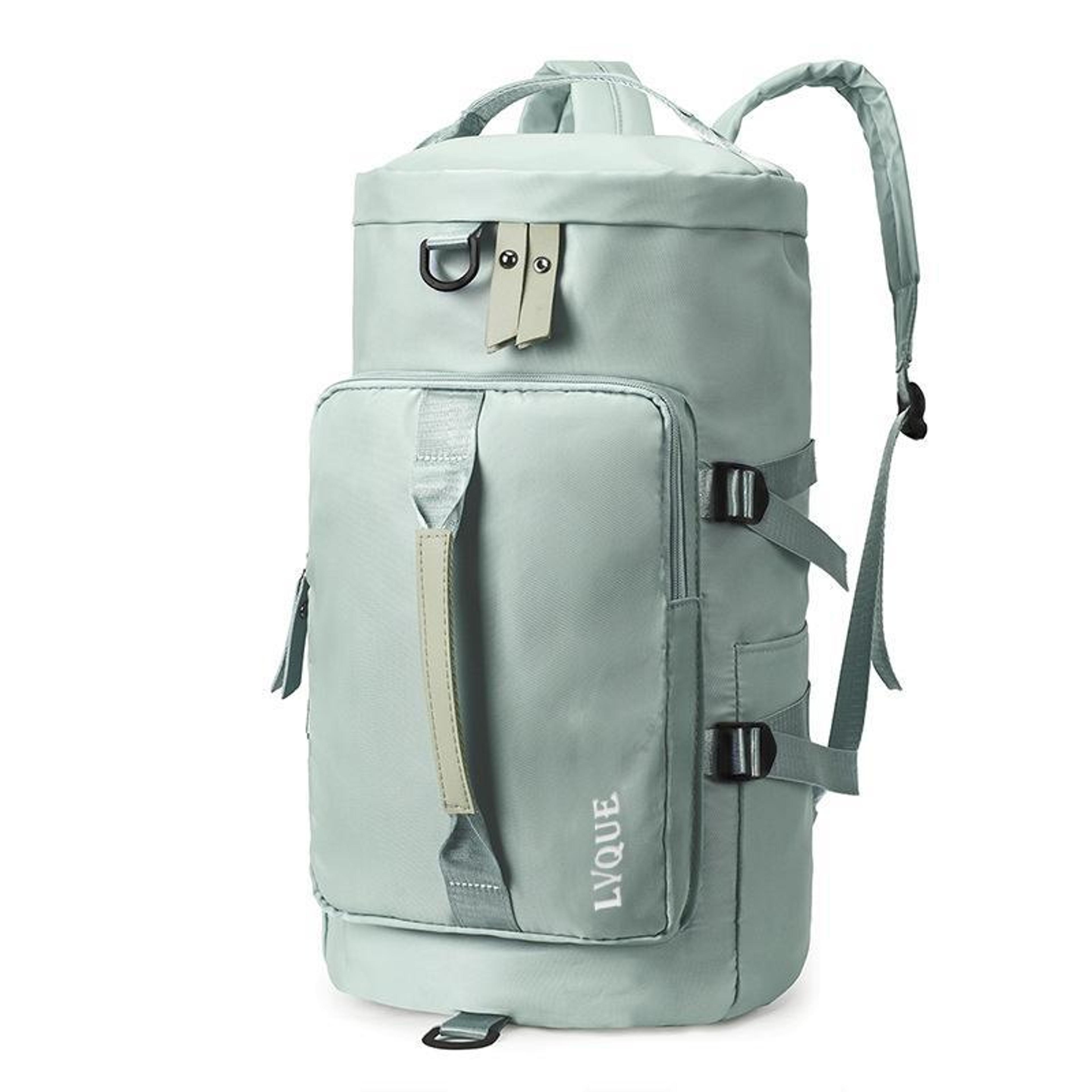 Convertible Travel Backpack With Shoe Compartment Large Capacity Duffel Bag For Gym  Weekend Trips 11