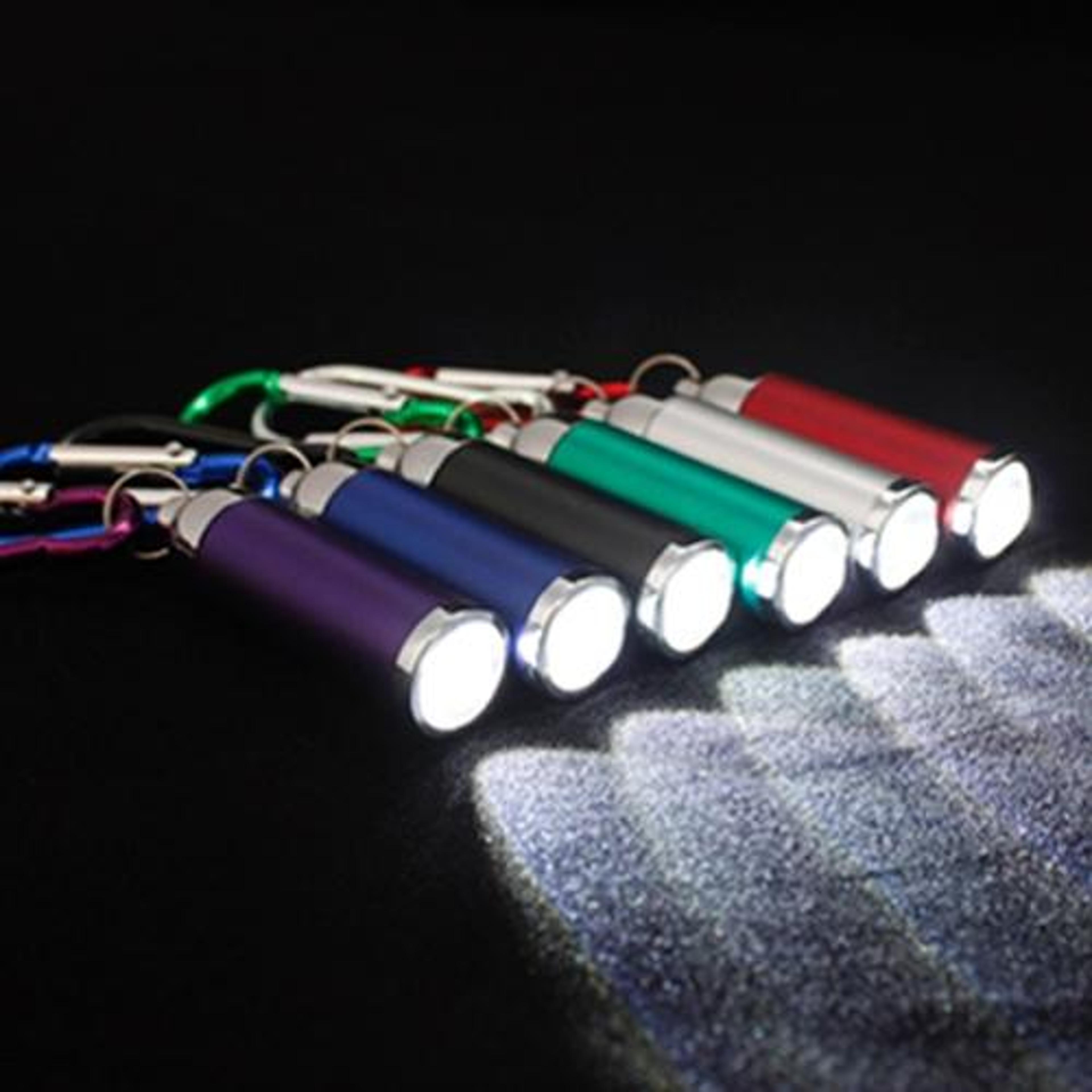 Carabiner Mini LED Zoom Flashlight Keychain Torch For Camping Hiking  Emergency Use 1