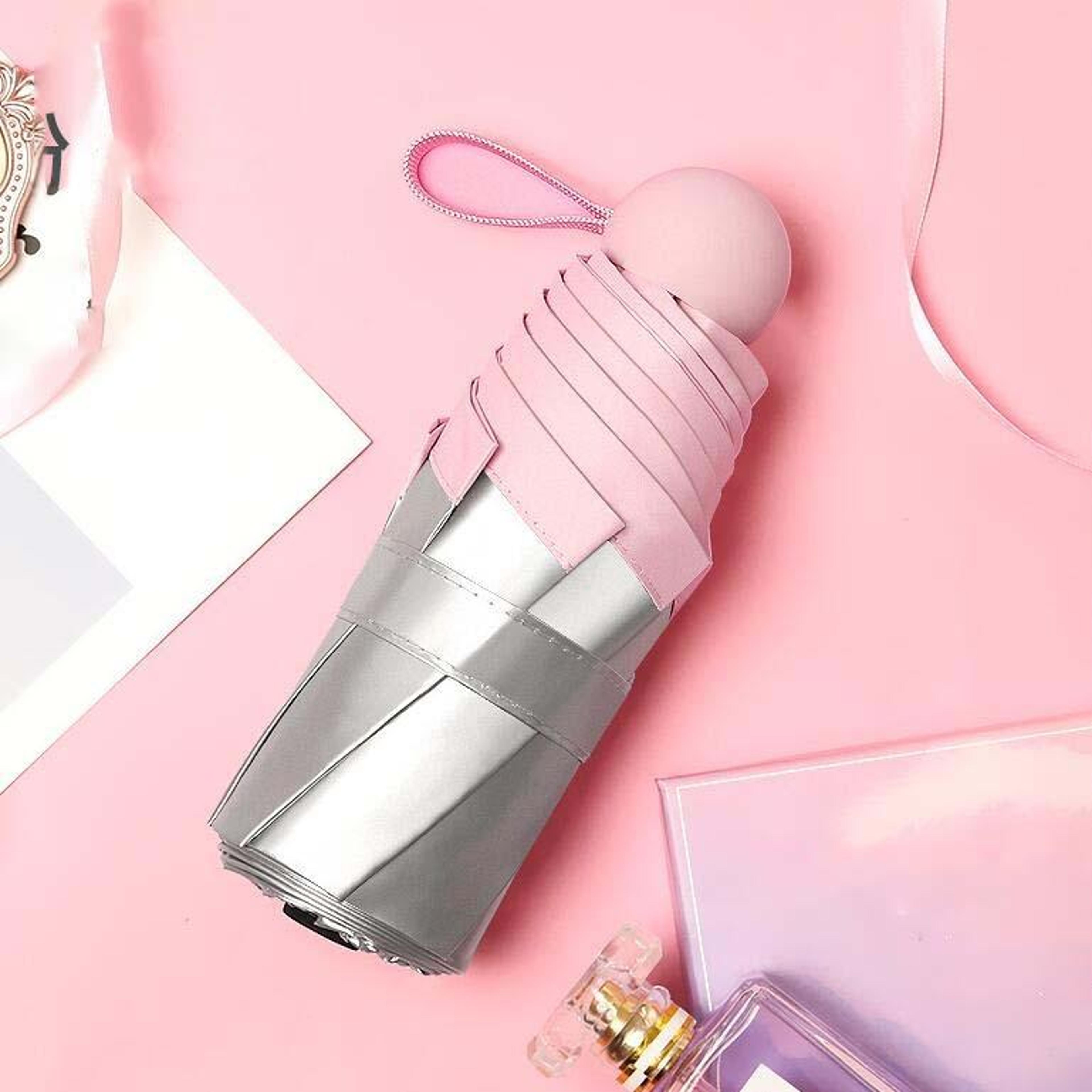 Portable Mini Pocket Umbrella With UV Protection  Windproof Travel Design 6
