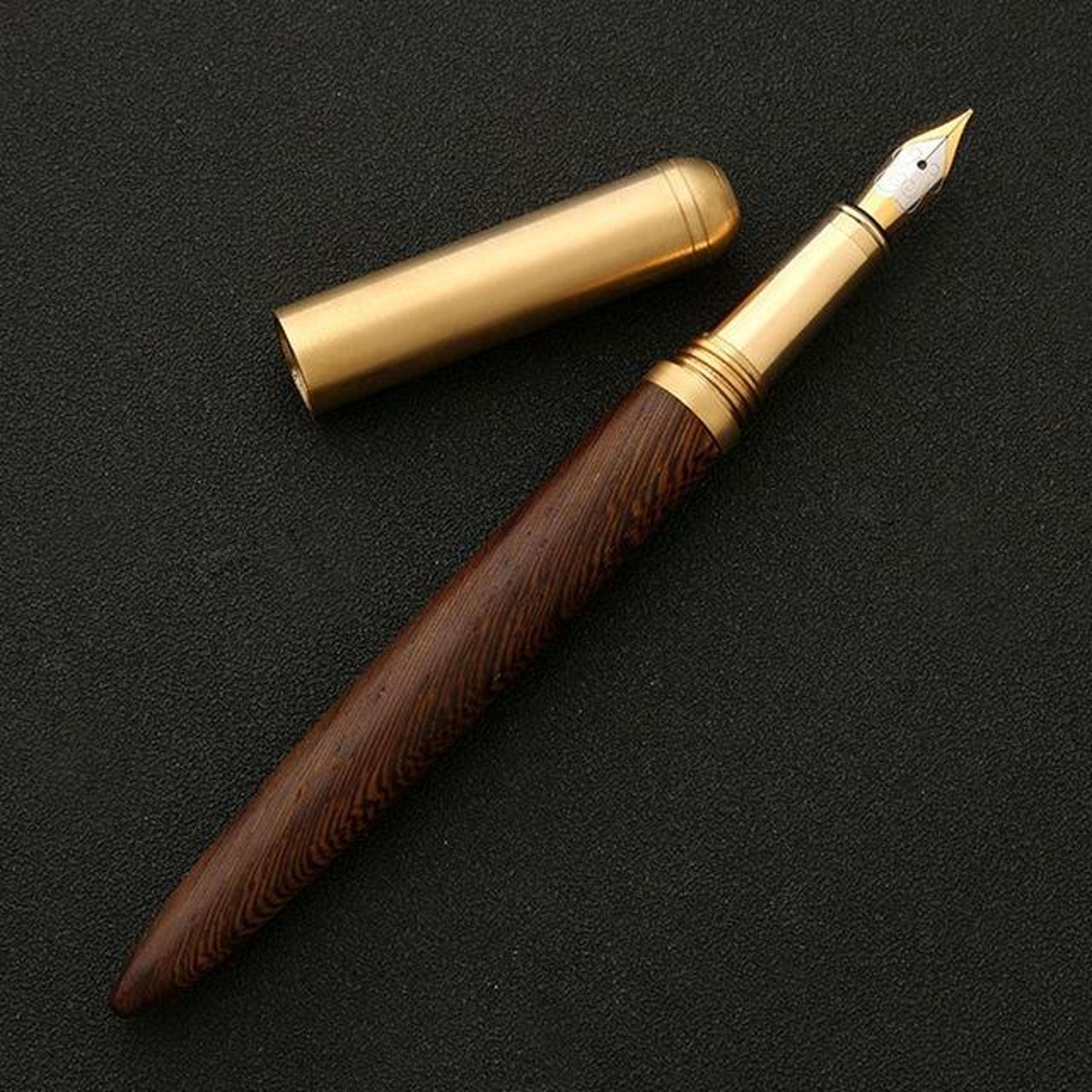 Luxury Wooden Fountain Pen 07mm Elegant Writing Pen For Office School  Gift Giving 1