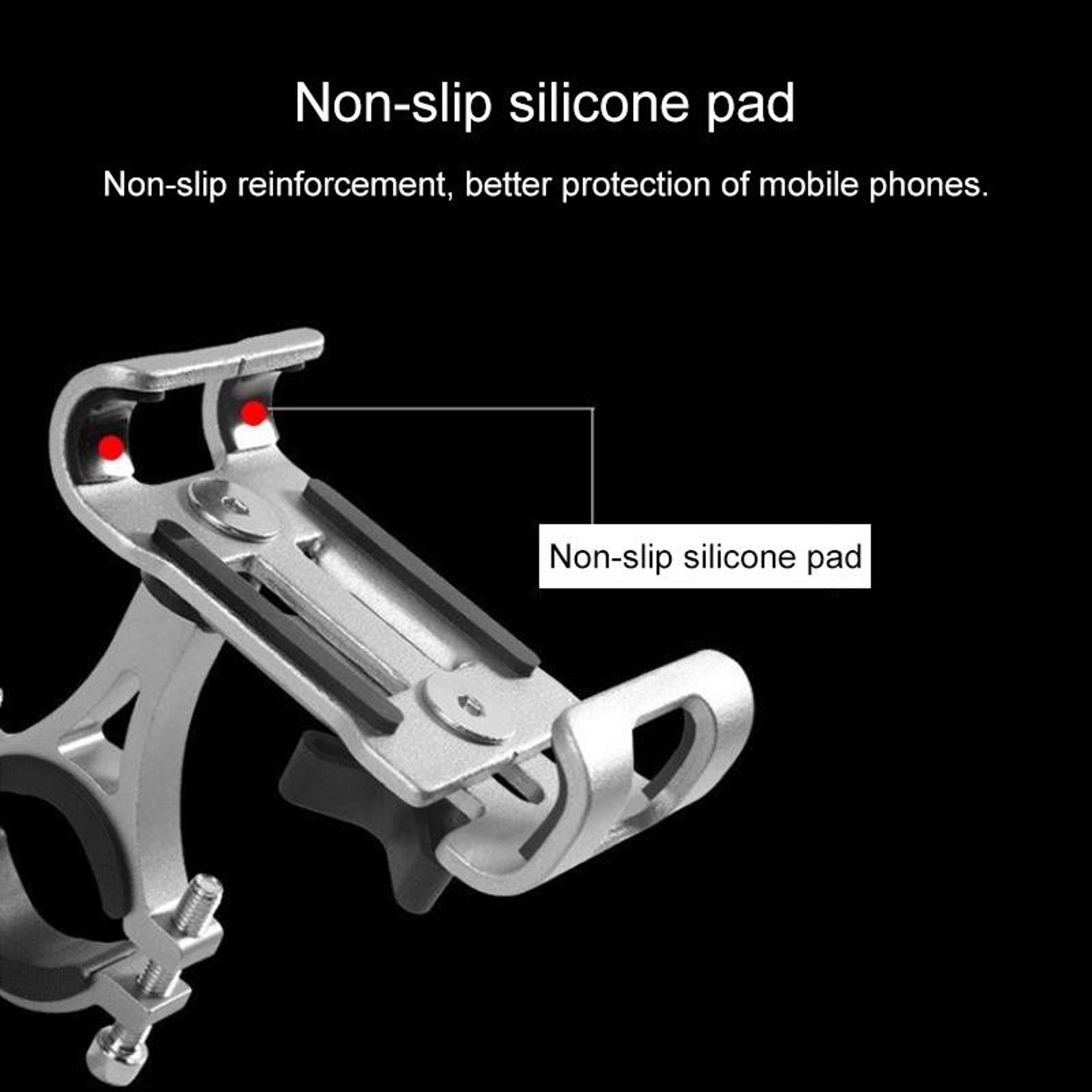 360 Secure Motorcycle Phone Mount Aluminum Bike Handlebar Holder For 3565 Inch Smartphones 3