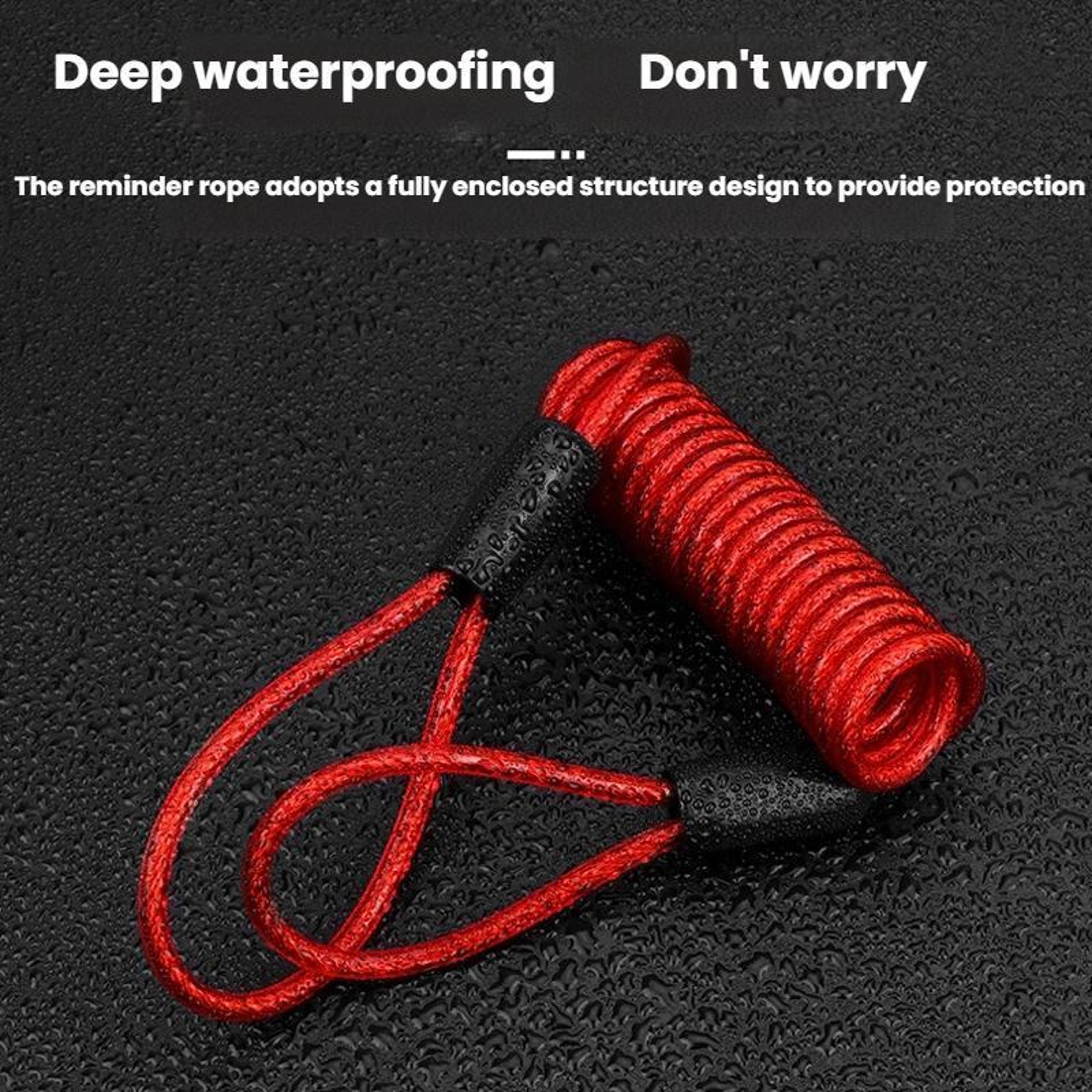 Bicycle Disc Brake Lock With Reminder Cable For Bikes  Motorcycles 2