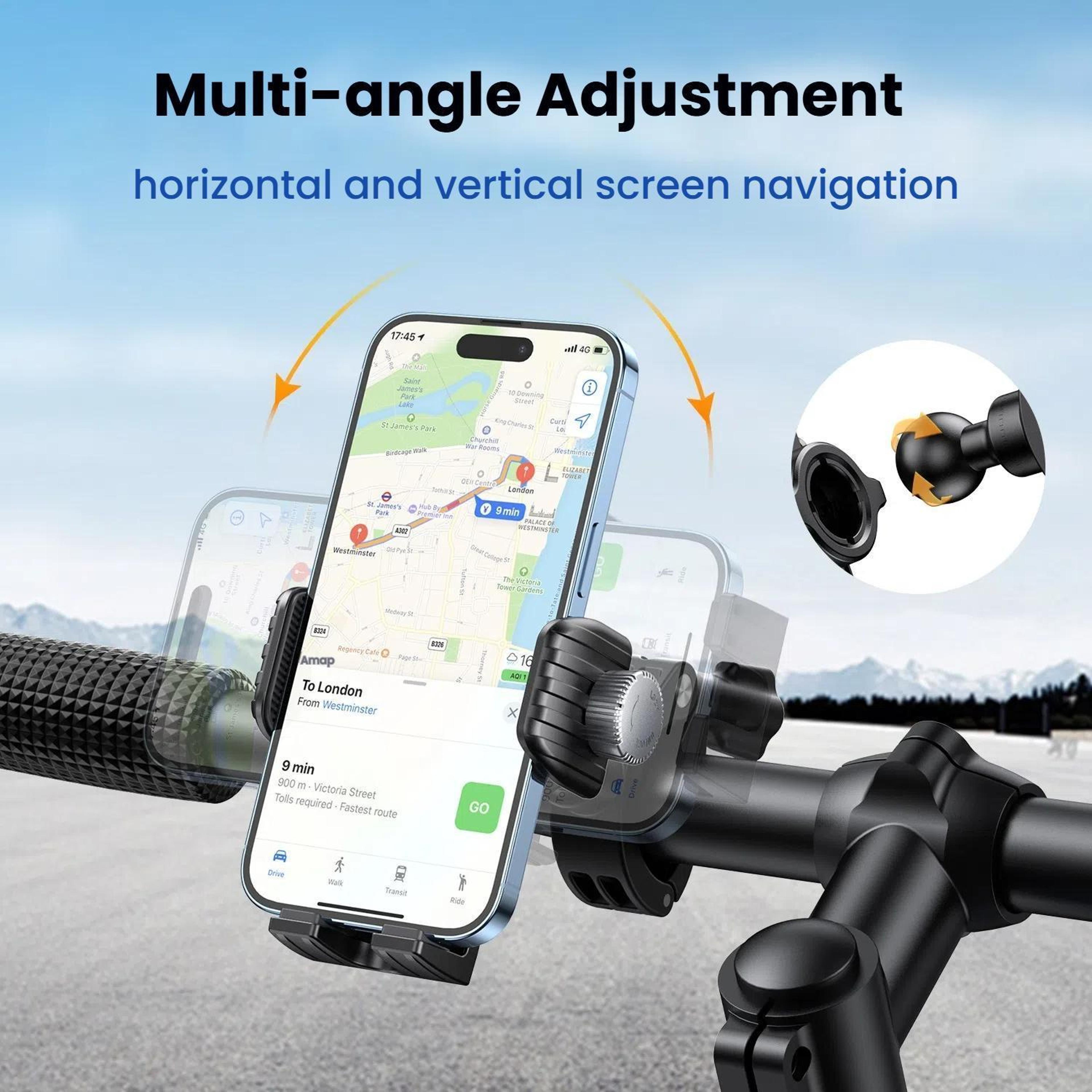 Shockproof Bike Phone Mount For Bicycle  Motorcycle Handlebars 2