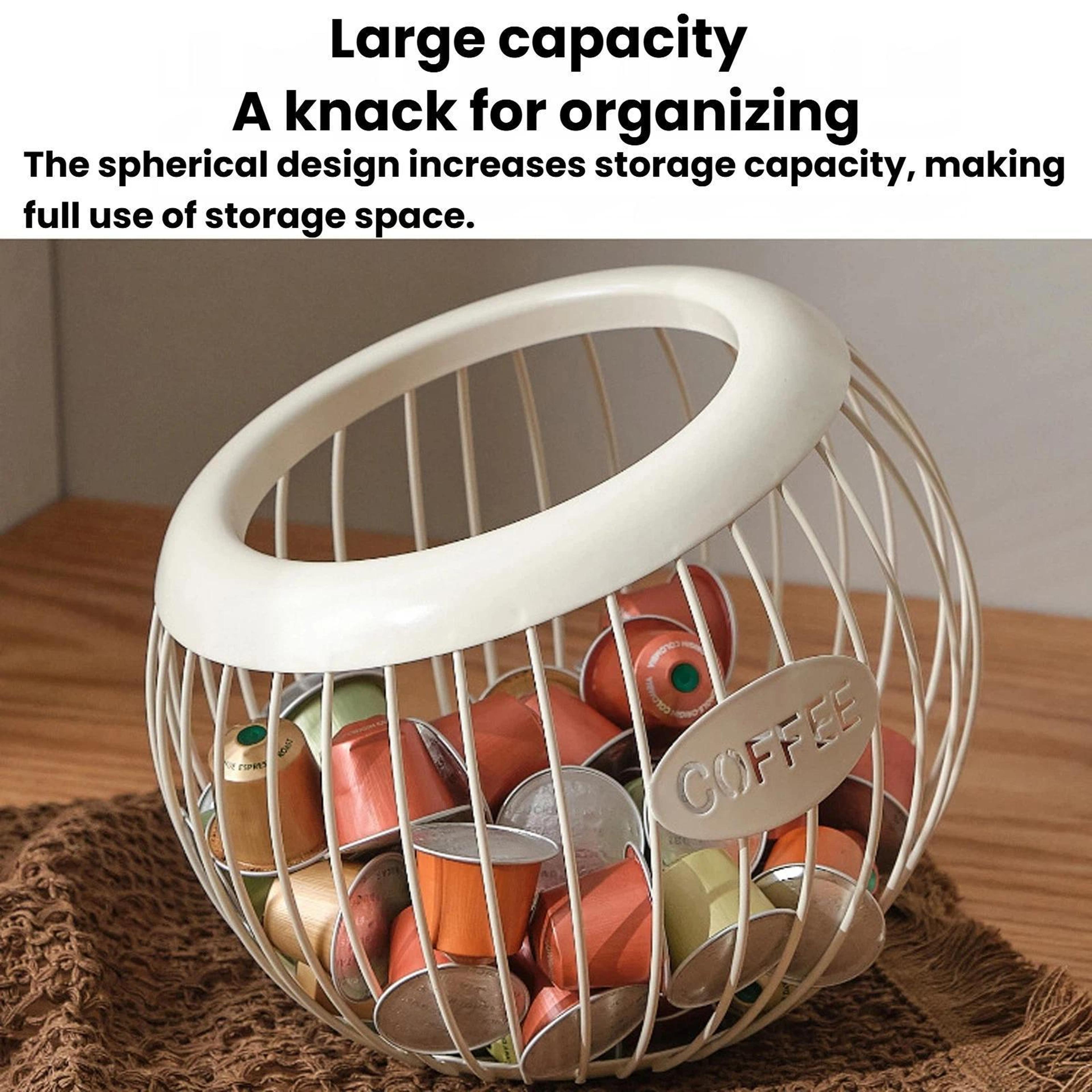 Modern Coffee Capsule Holder Display Rack For Kitchen Counter  Coffee Bar Storage 4