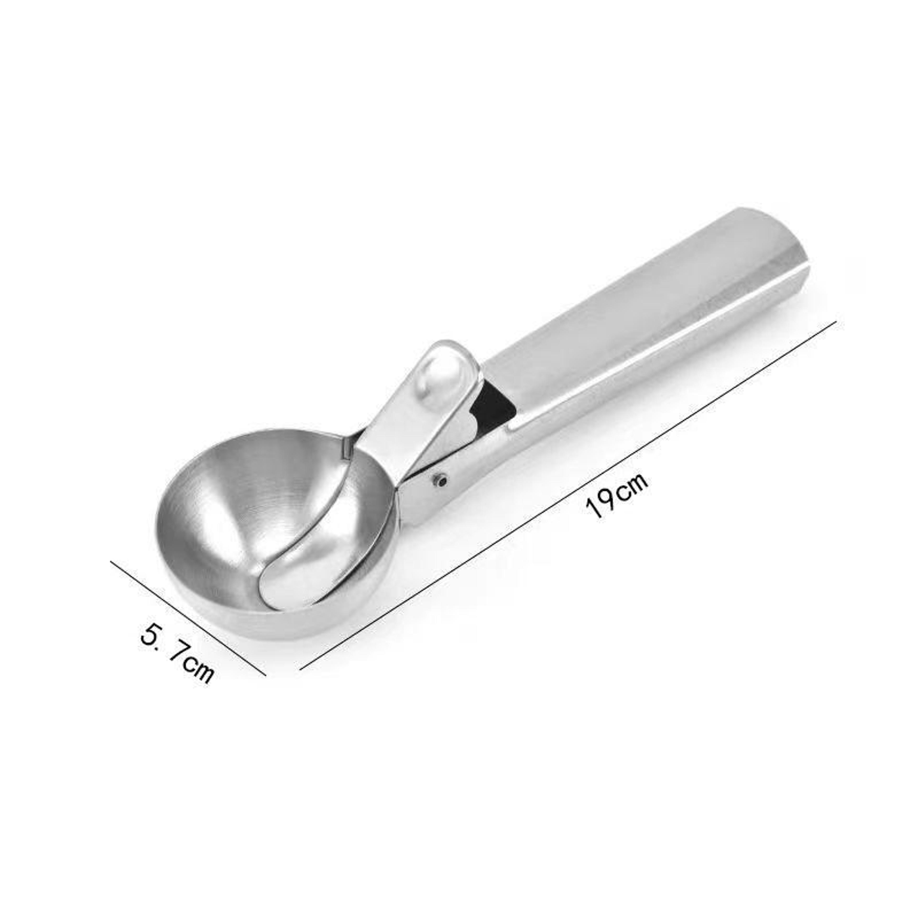 Premium Ice Cream Scoop  Fruit Ball Scooper Stainless Steel Trigger Release Kitchen Tool 6