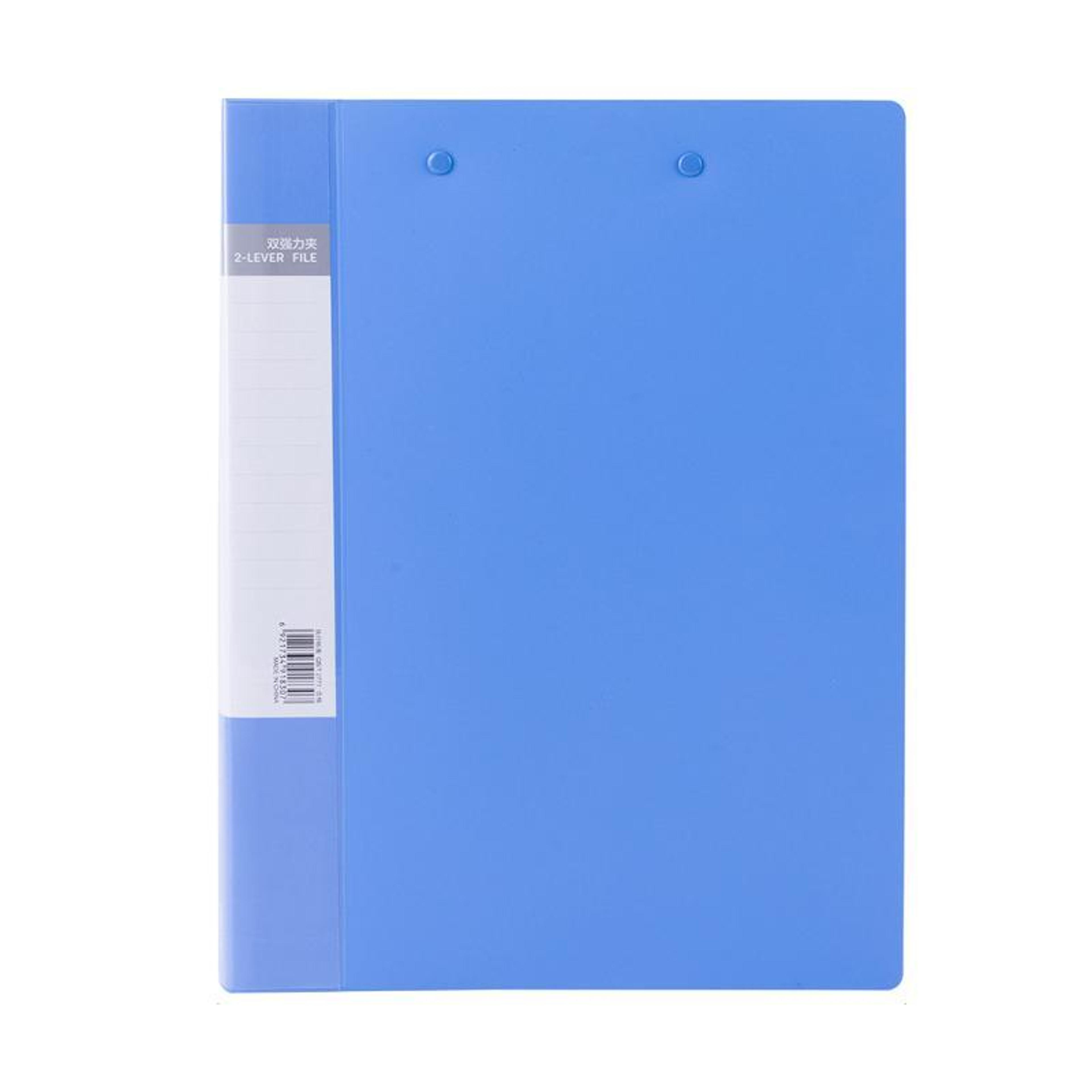 Premium A4 Lever Arch File Folder With Dual Metal Clips  Durable PP Cover 18mm Spine 6