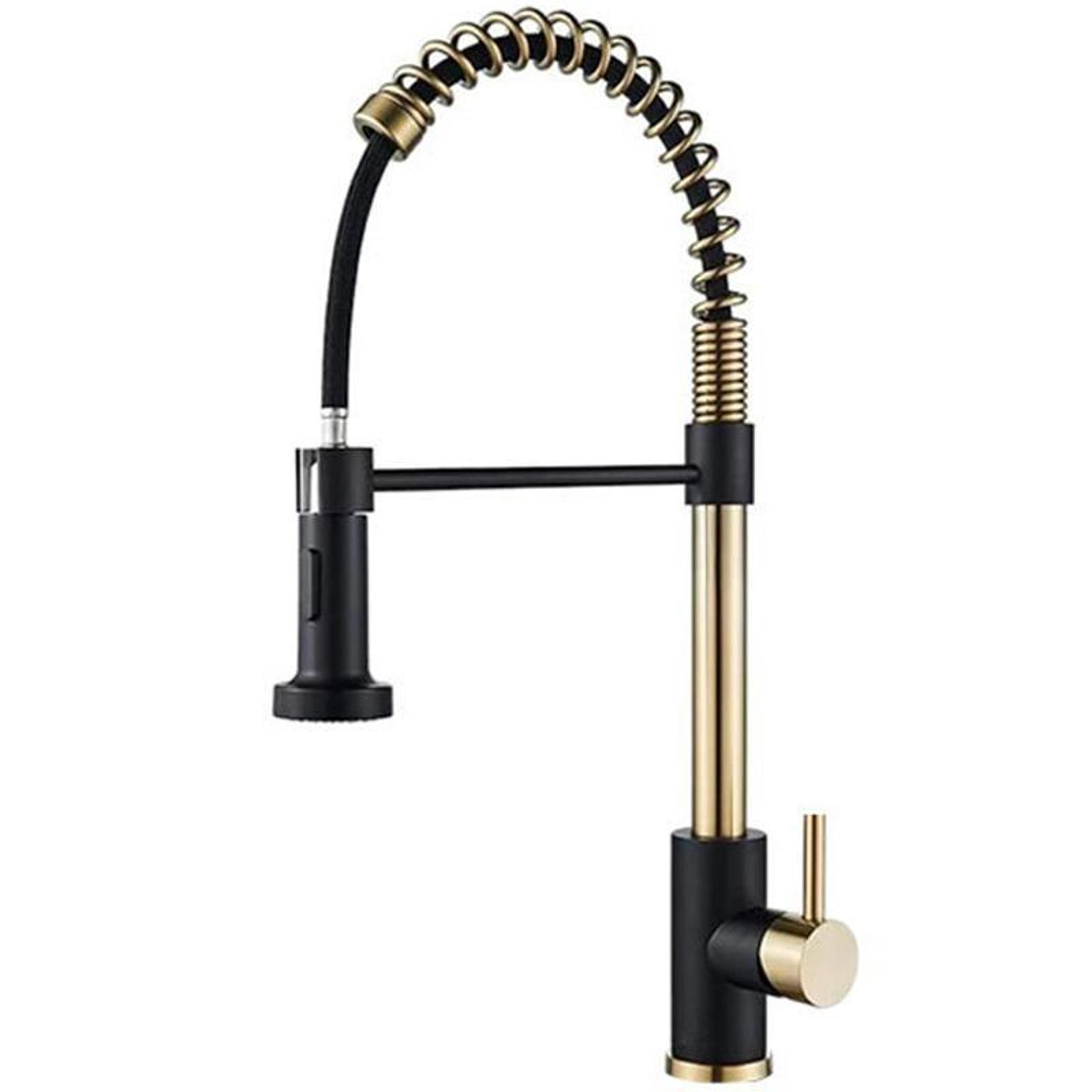 Stainless Steel Pull Down Kitchen Faucet With Dual Mode Sprayer  Hot Cold Mixer Tap 7