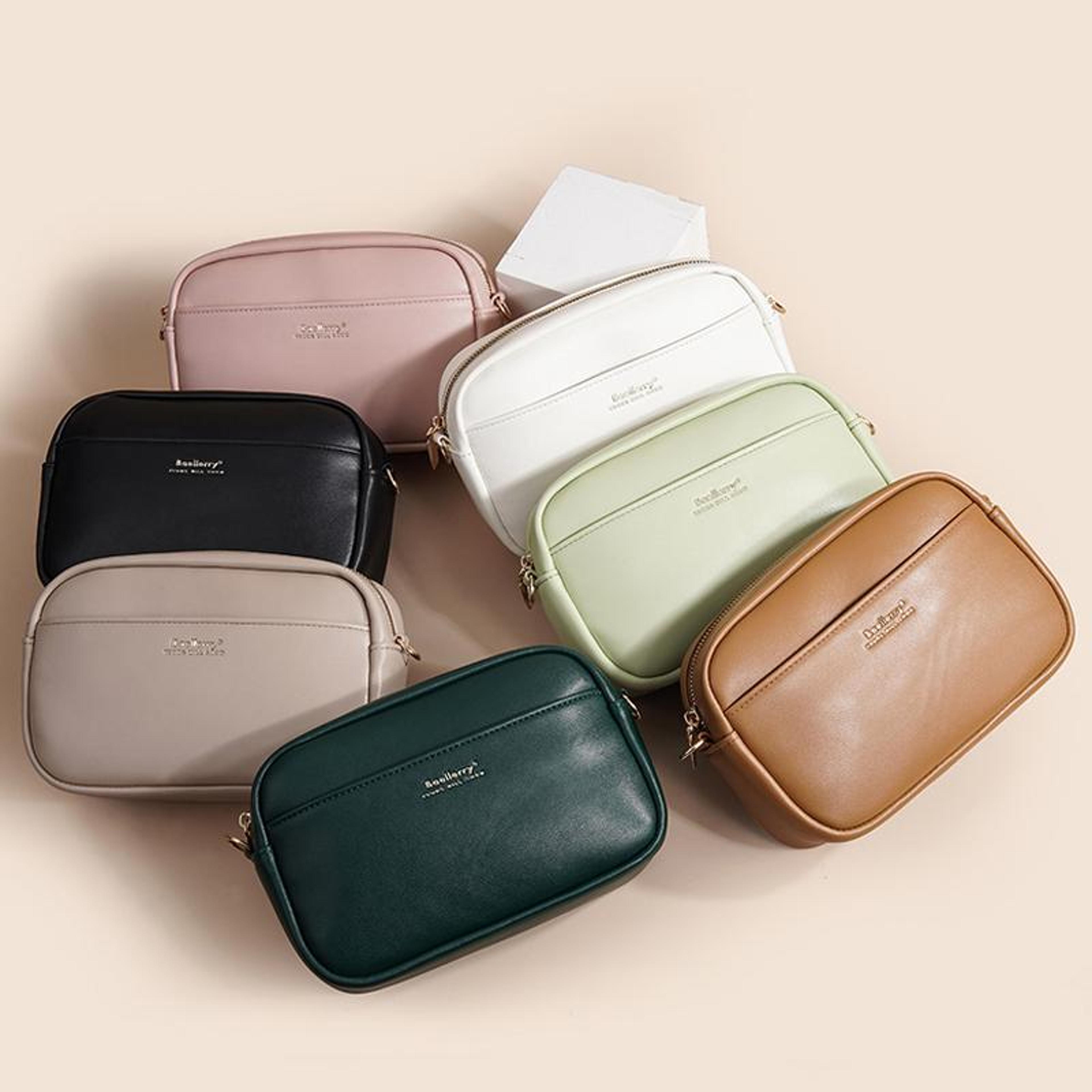 Ladies PU Crossbody Bag  Small Square Large Capacity 1
