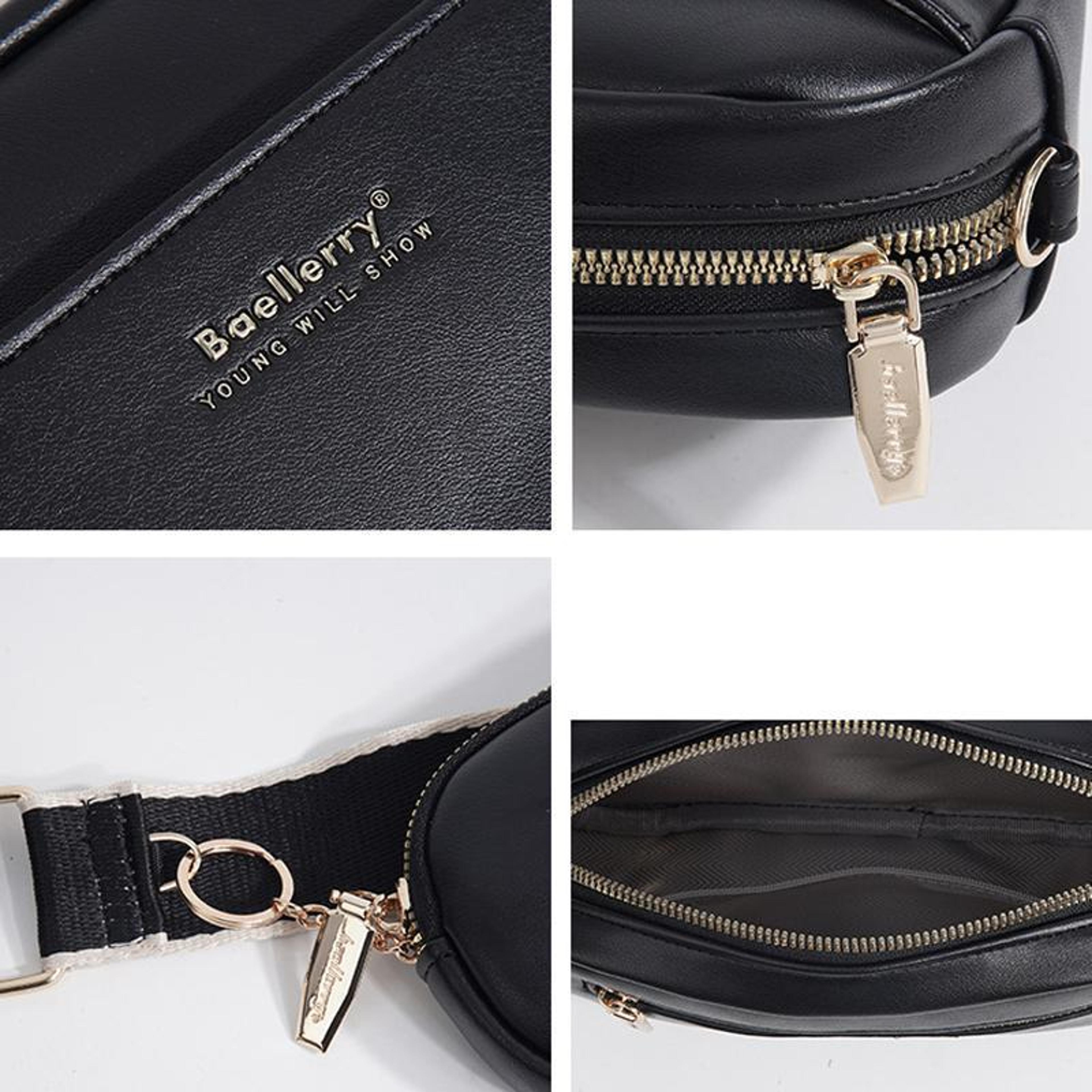 Ladies PU Crossbody Bag  Small Square Large Capacity 5