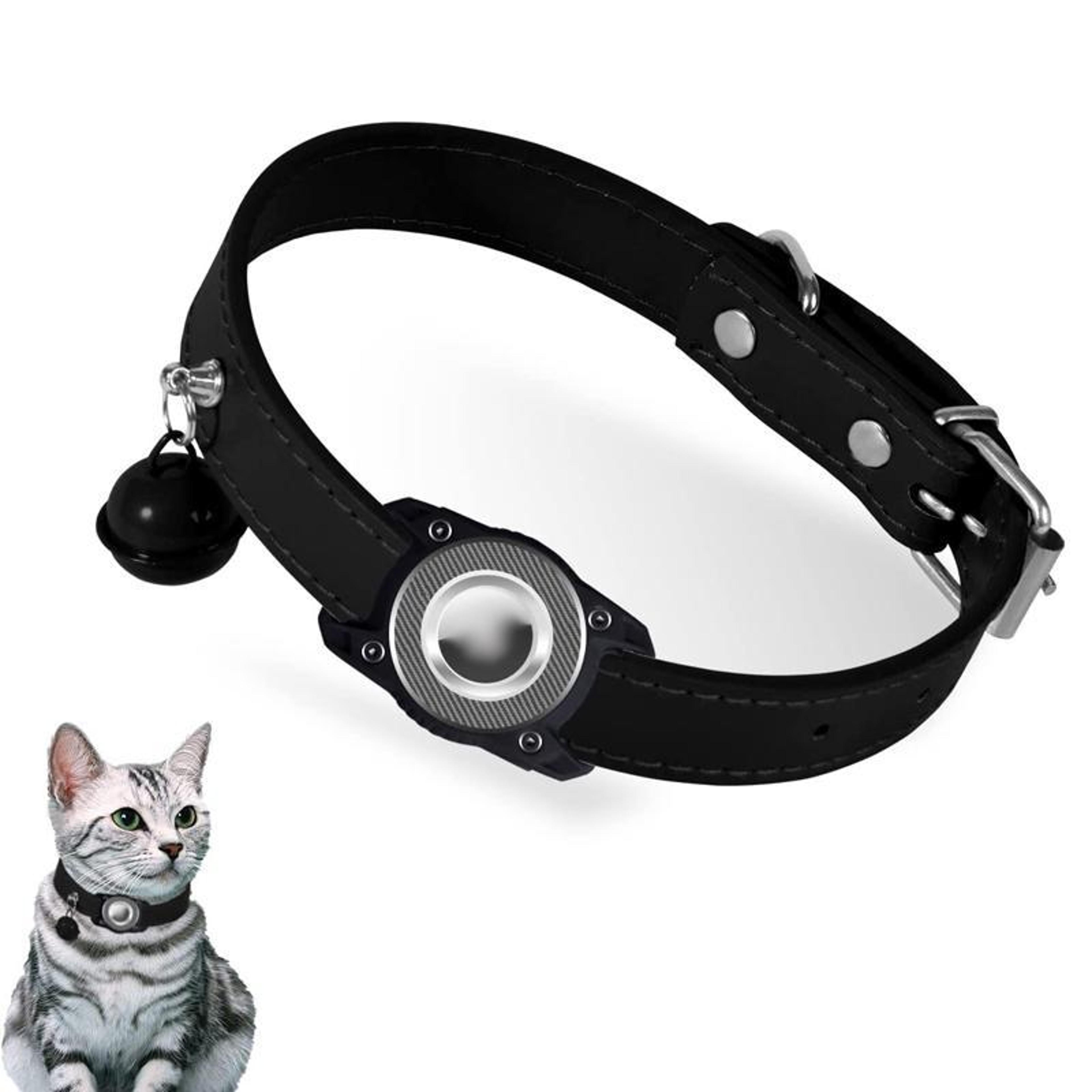 AirTag Waterproof Pet Collar With Leather Holder AntiLost GPS Tracker Collar For Cats  Small Dogs 10