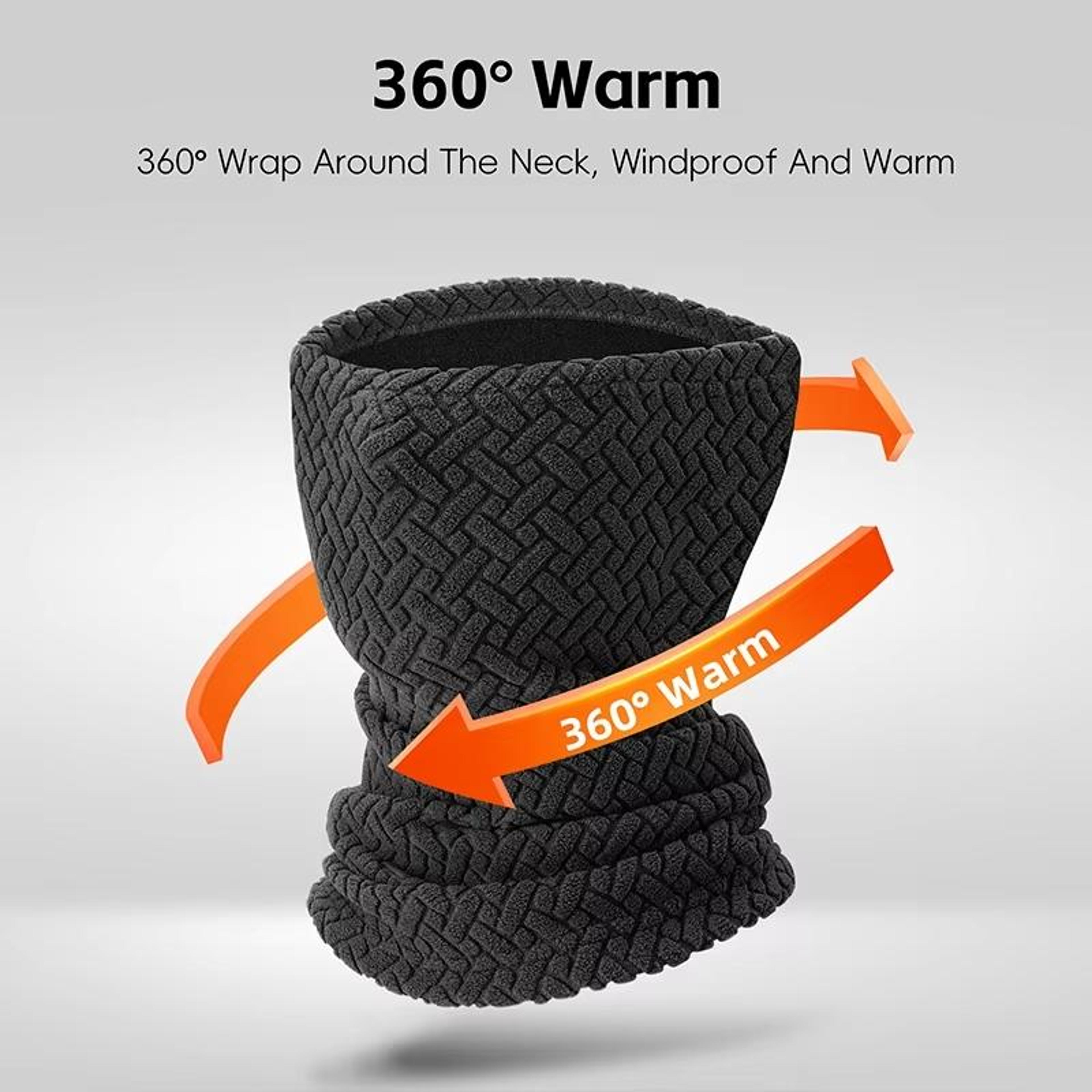 Performance Winter Cycling Mask  Windproof Neck Warmer Thermal Fleece Face Cover 4