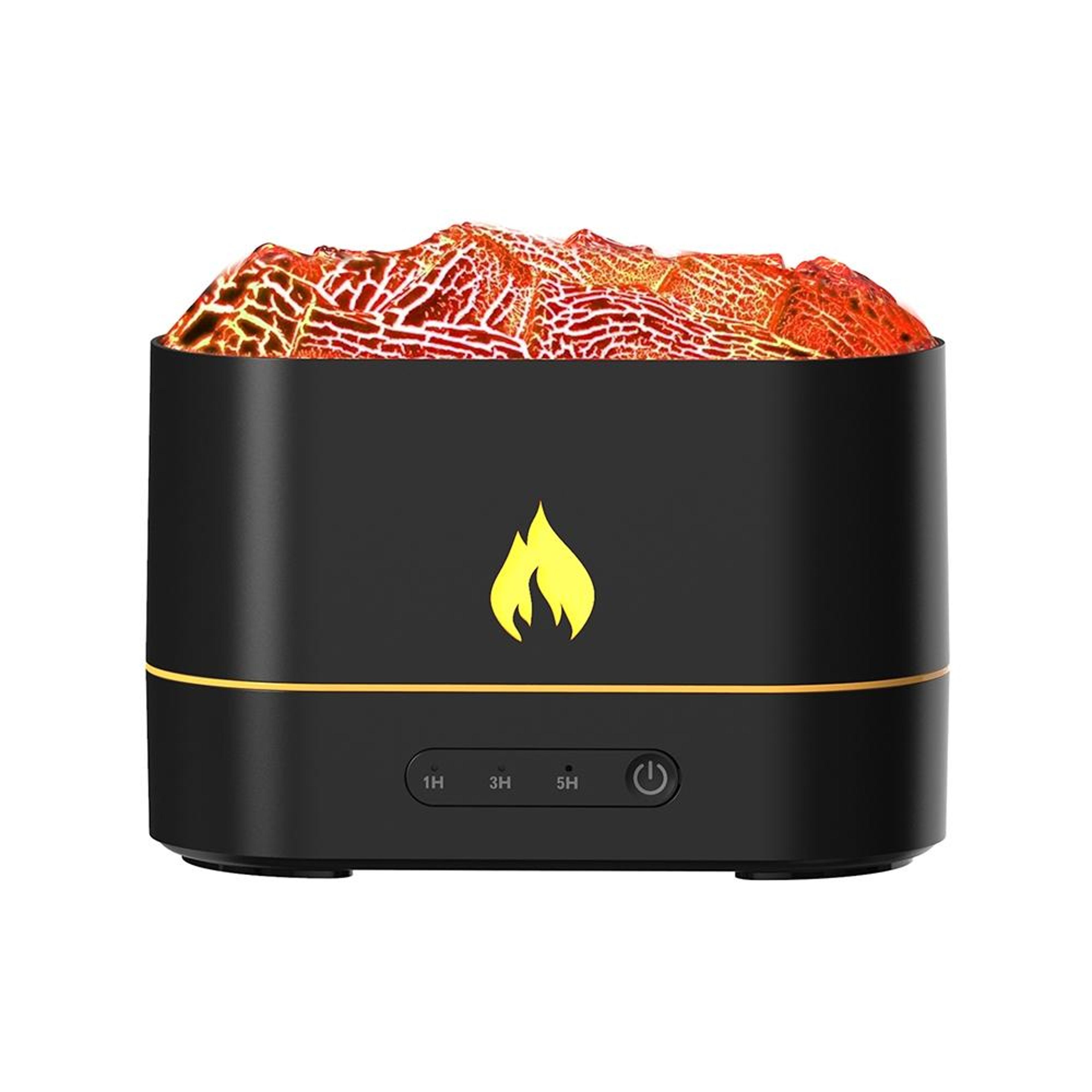 USB Aromatherapy Humidifier With Colorful Flame Mood Light  Portable Mist 6