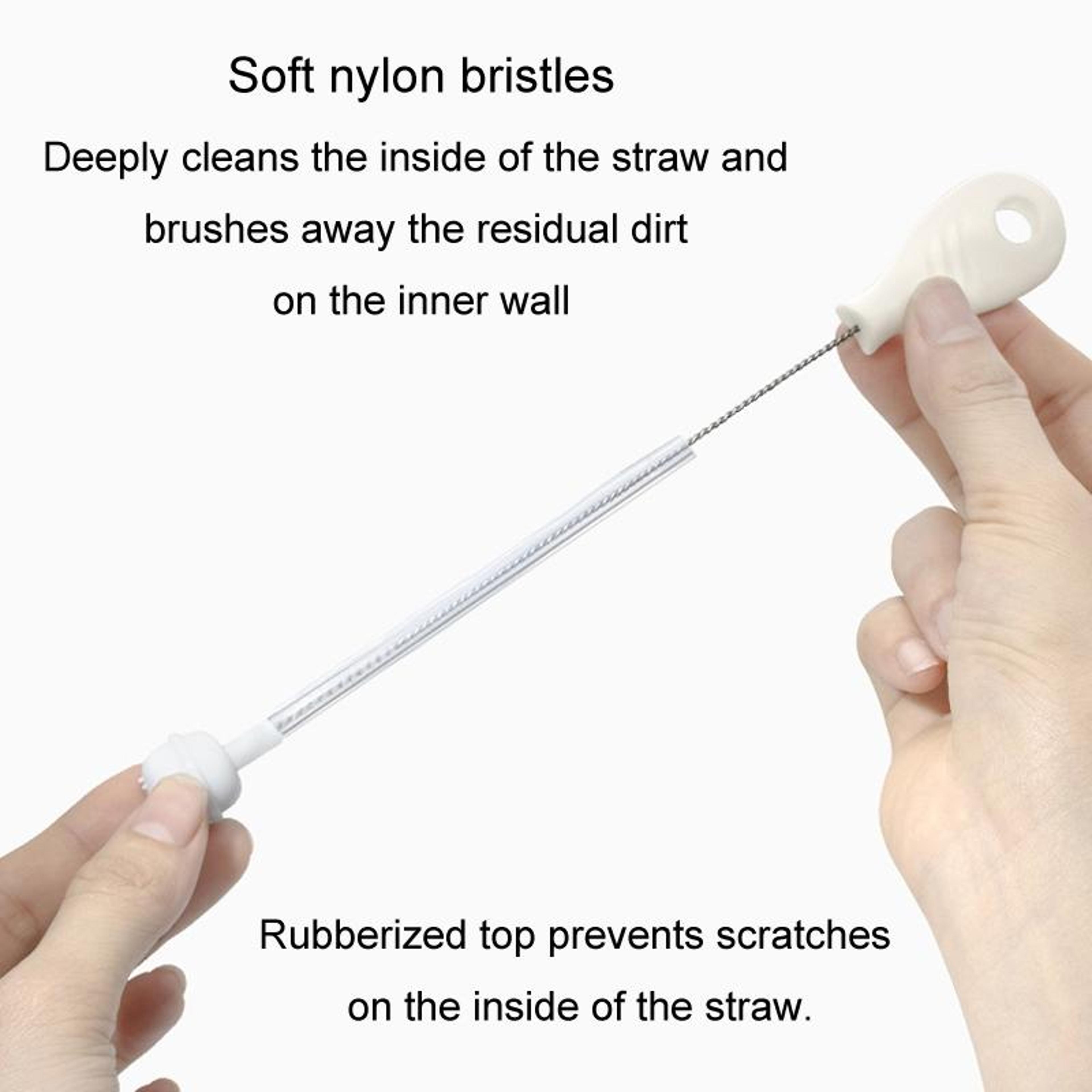 Premium Silicone Rotating Bottle Cleaning Brush Set Baby Bottle Straw  Nipple Cleaner 8