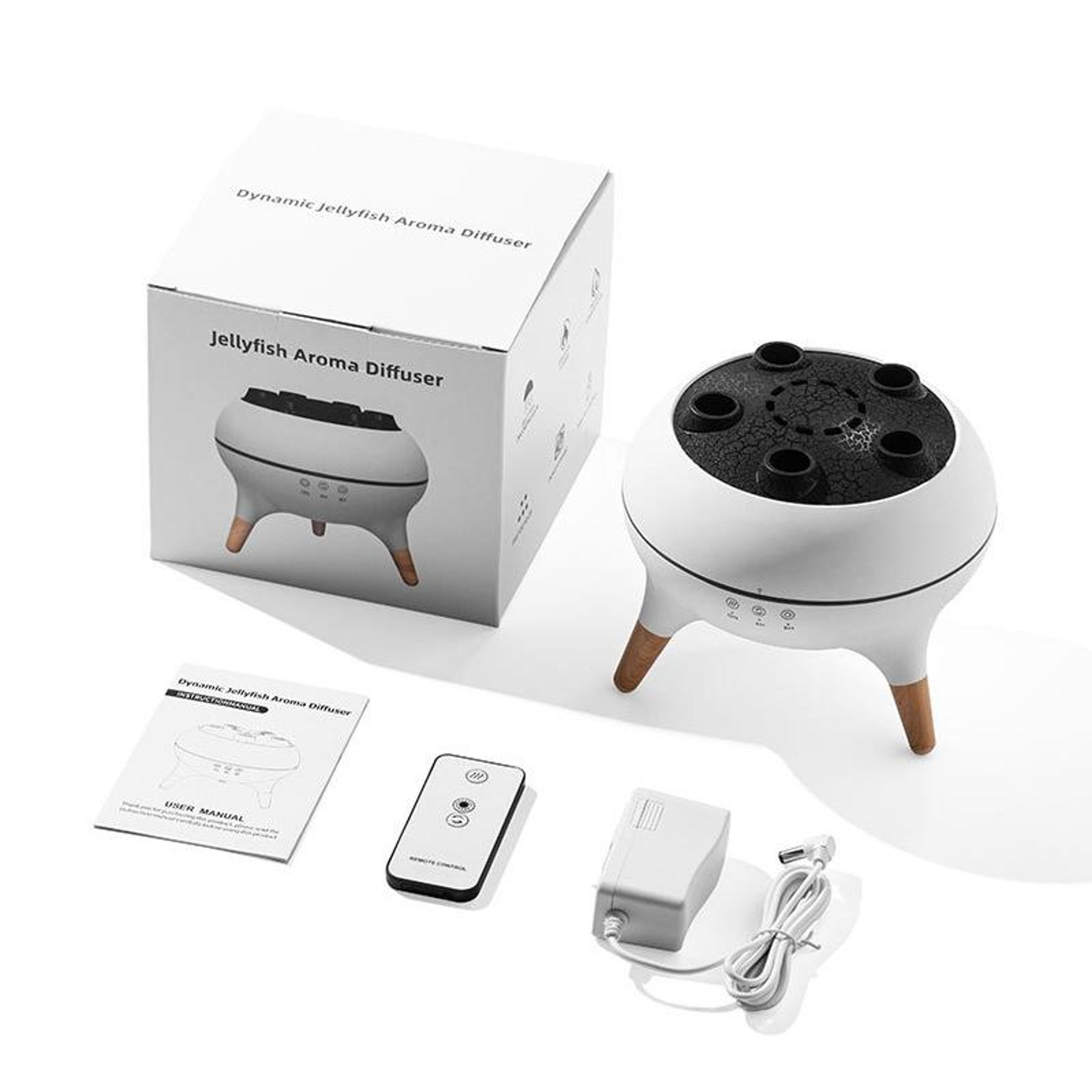 Dynamic Multi Spray Aromatherapy Diffuser  Colorful Lights Humidifier With Remote Control 6