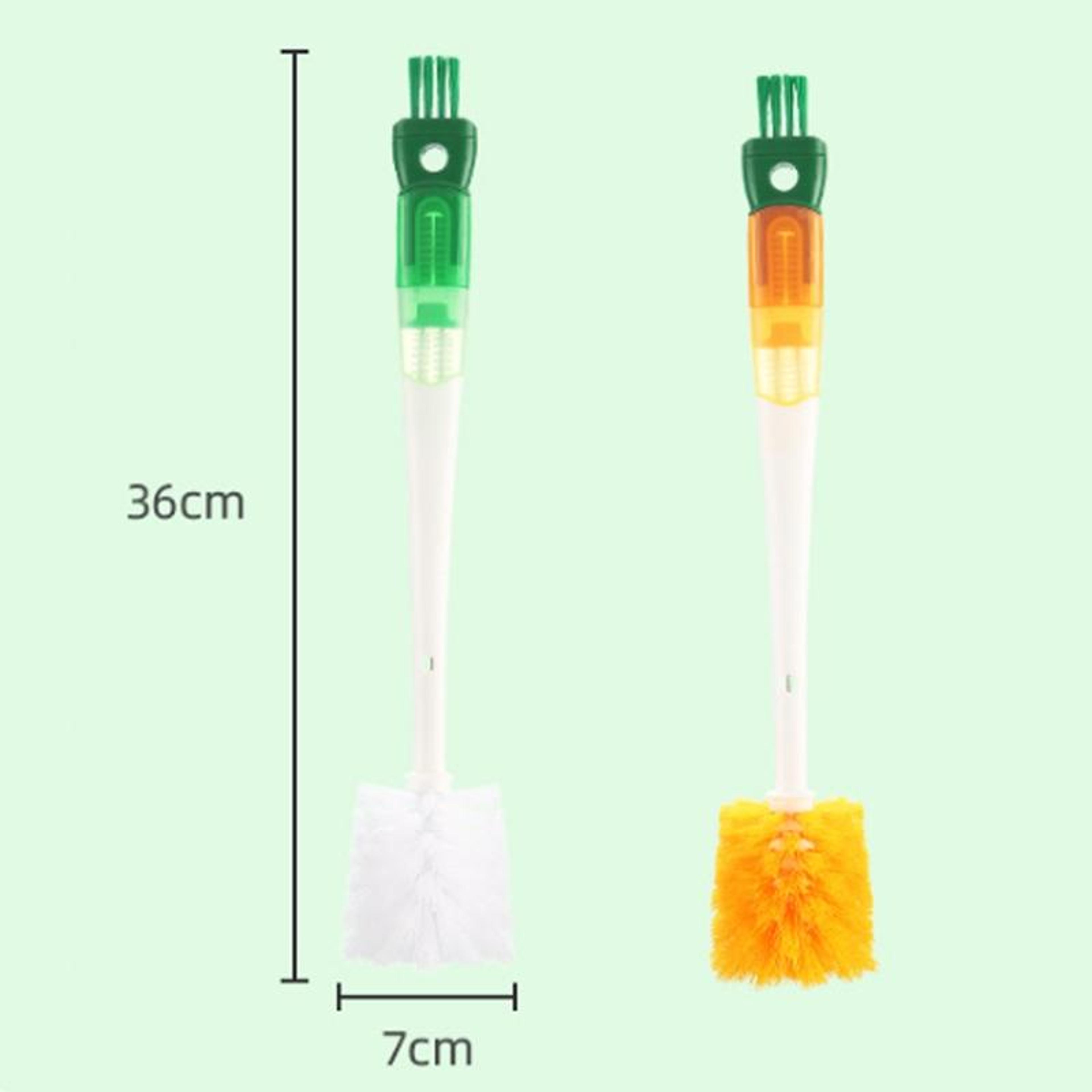 Premium 5 In 1 Multifunctional Cup  Bottle Cleaning Brush With Straw Tool 1