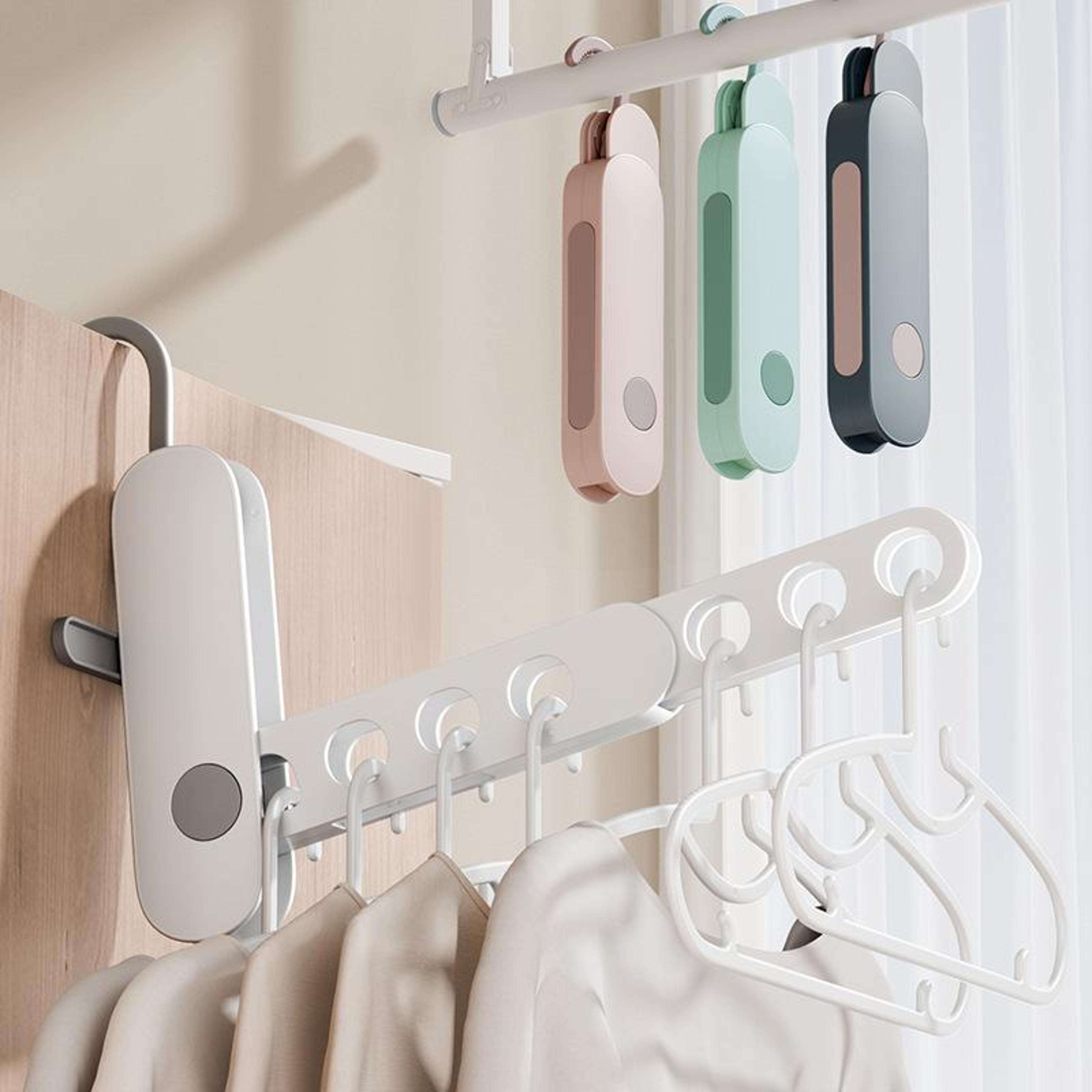 Portable 7 Hole Foldable Travel Clothes Drying Rack 0