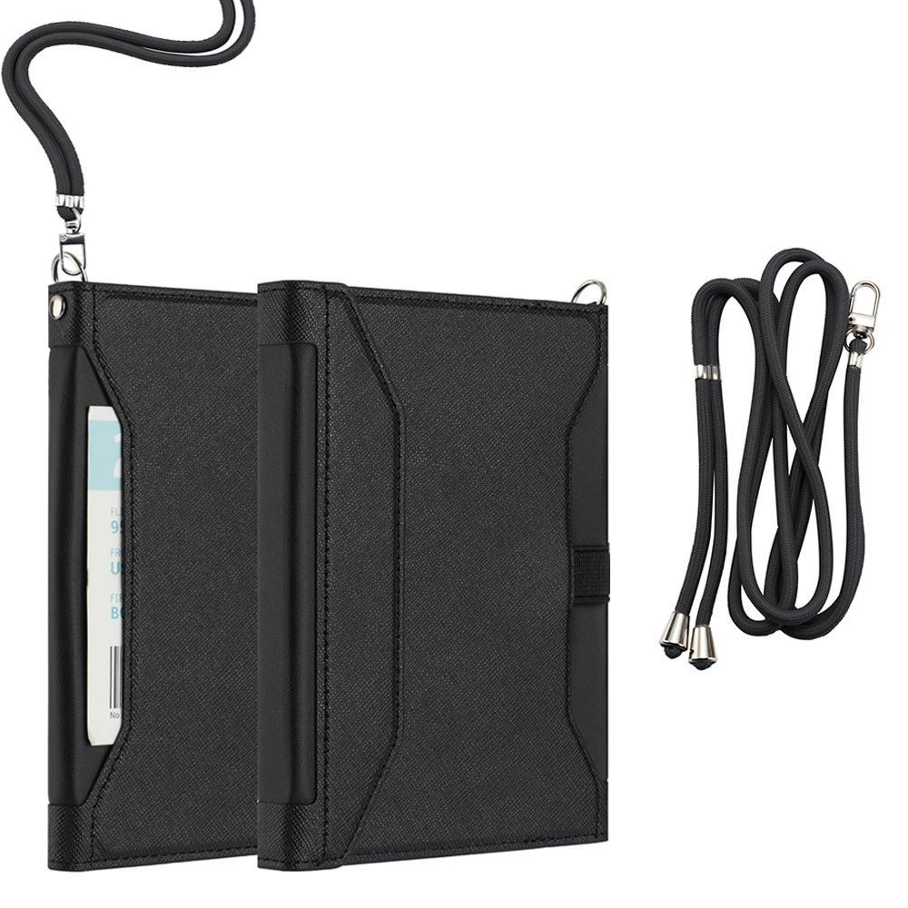 RFID Travel Passport Wallet With Lanyard  Document Organizer 0