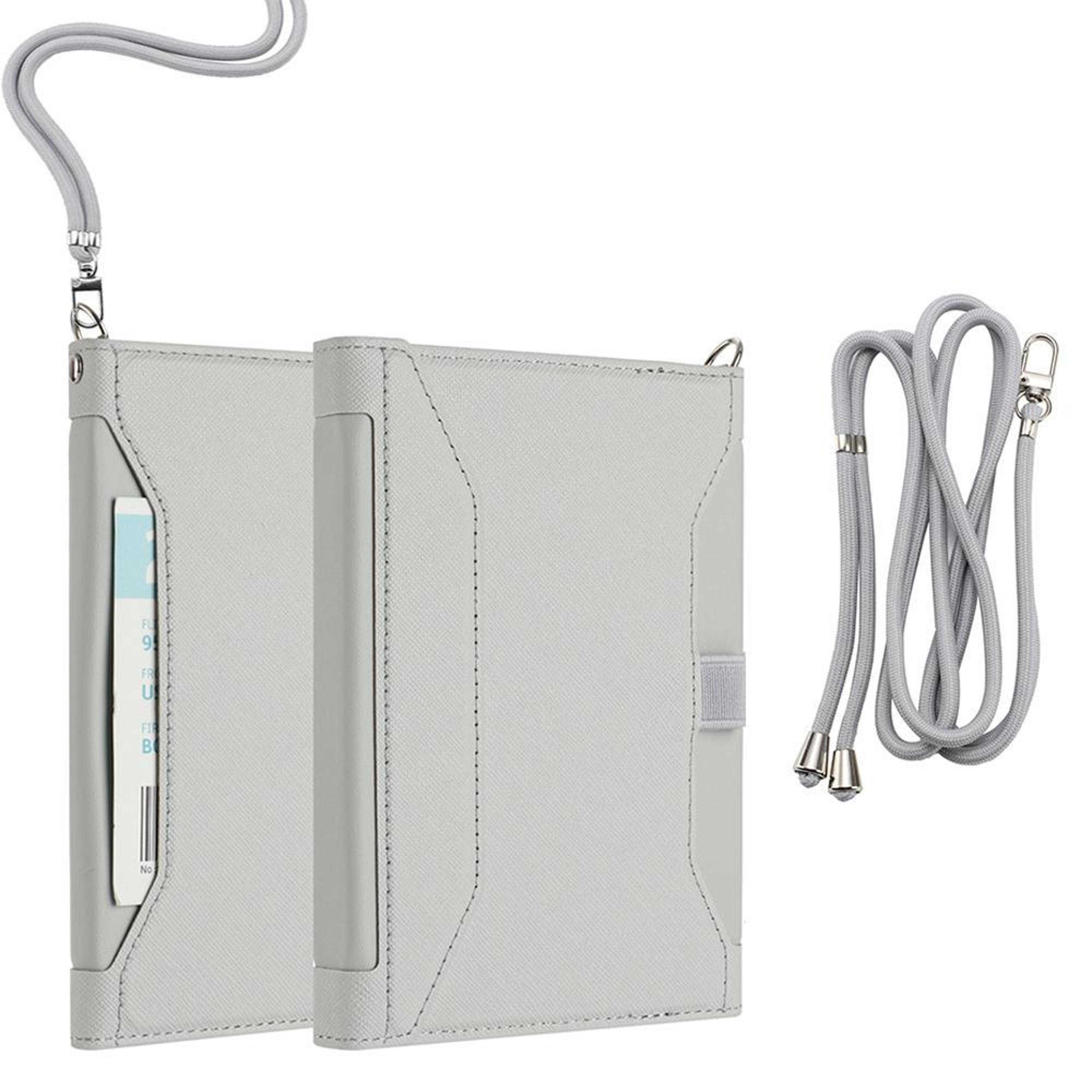 RFID Travel Passport Wallet With Lanyard  Document Organizer 11