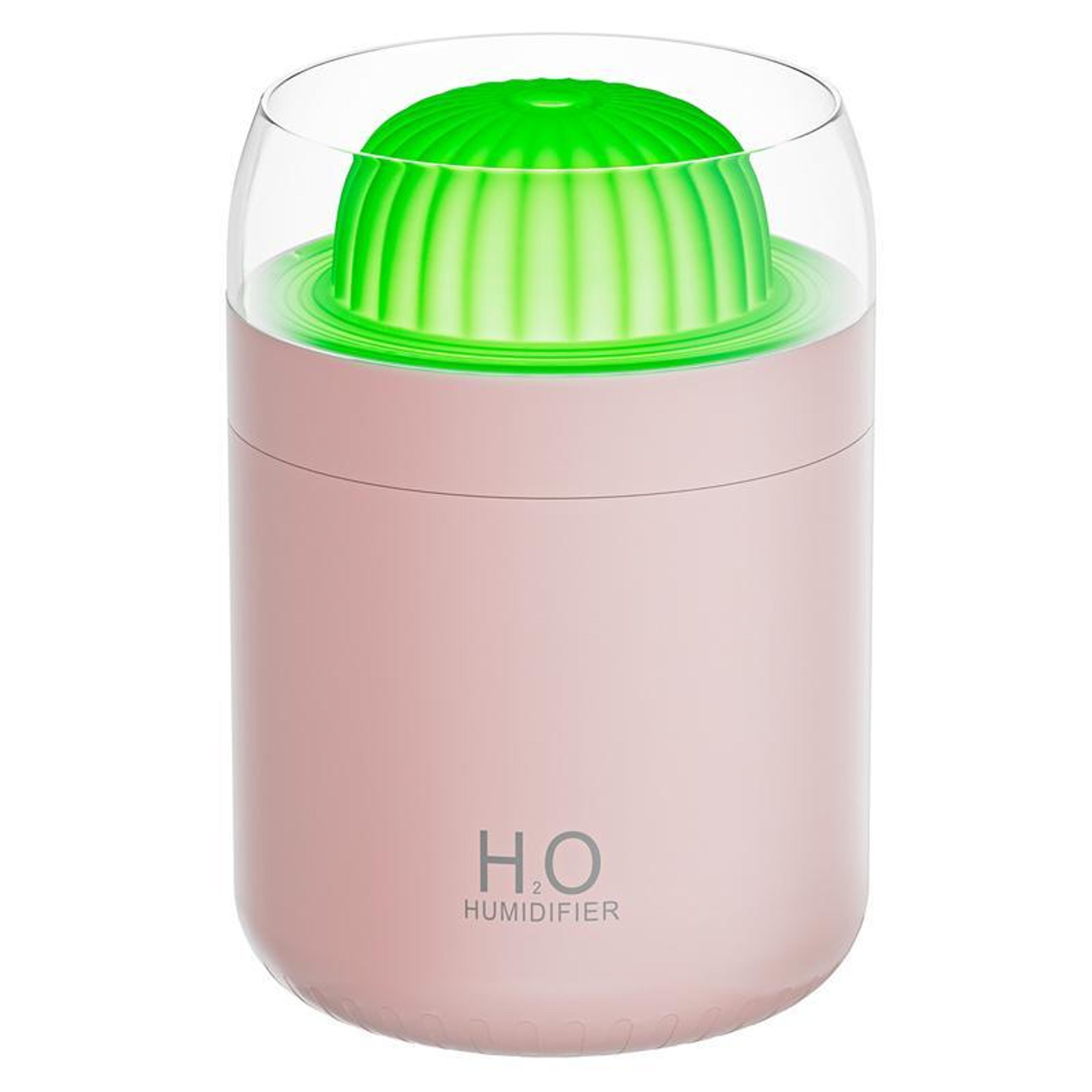 Cactus Glow USB Humidifier For Car With Ambient Night Light And 500ml Mist Diffuser 12