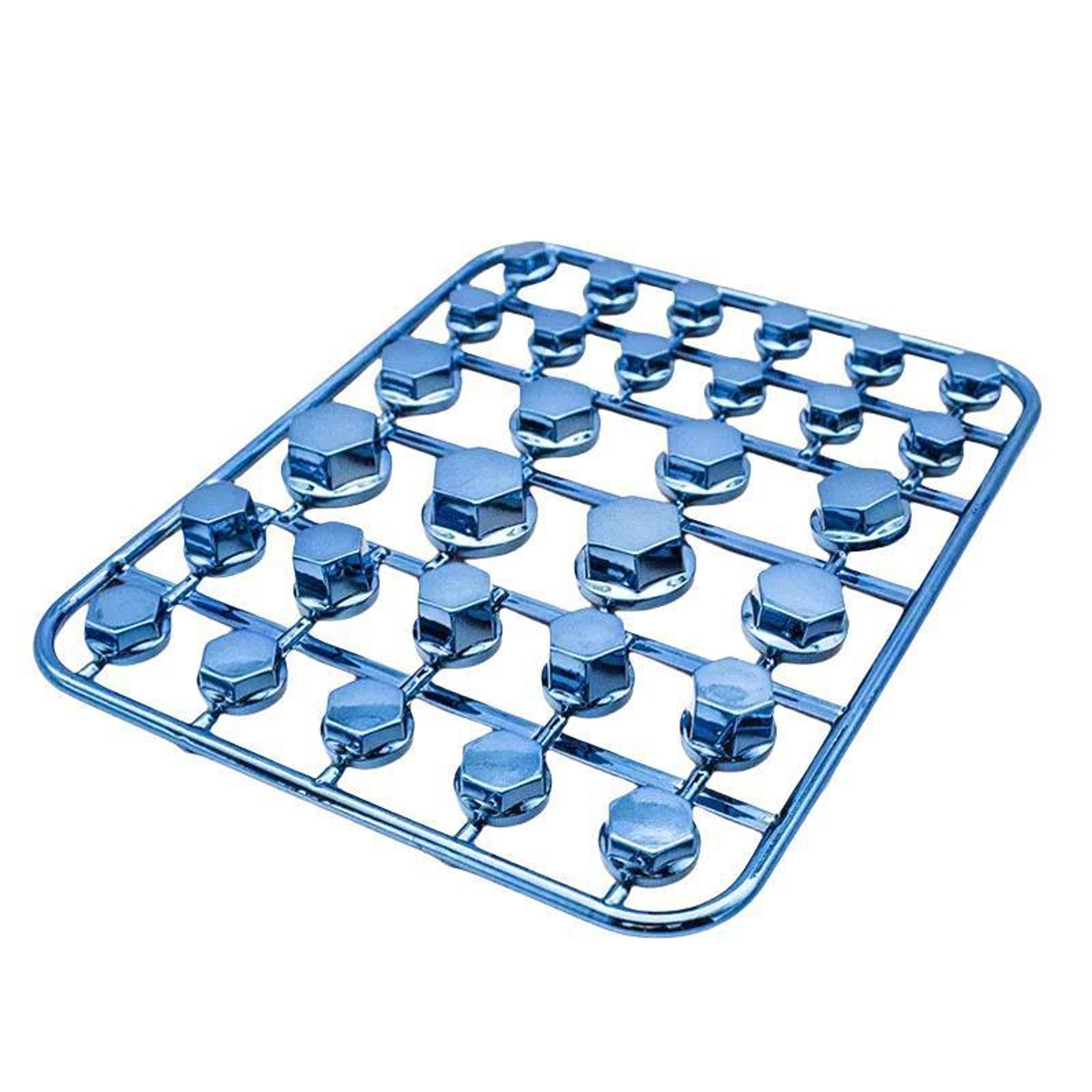Universal ABS Wheel Bolt Screw Cover Caps Set 30PCS Rust Protection Decorative Trim Kit 6