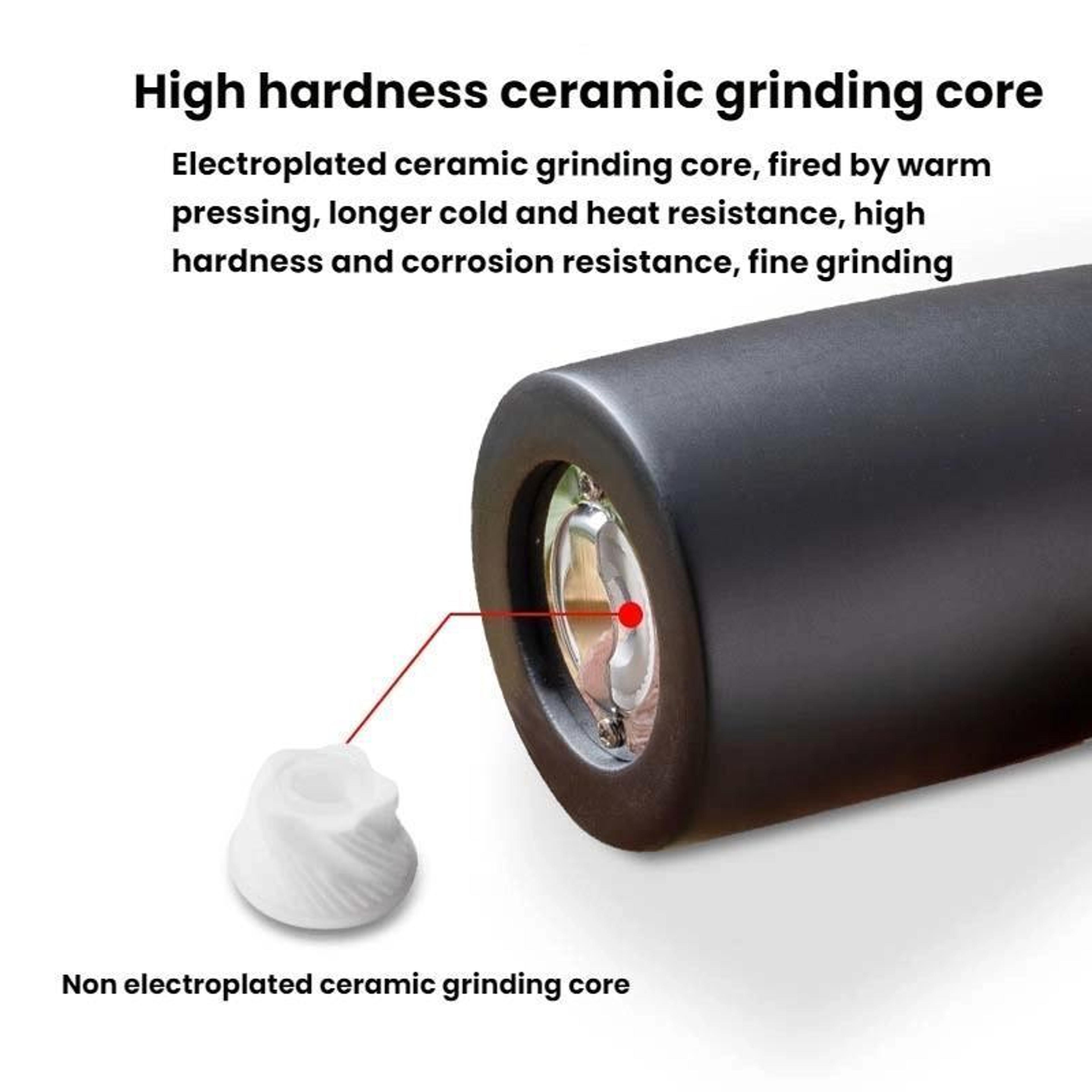Premium Adjustable Ceramic Pepper Grinder Manual Spice Mill 5