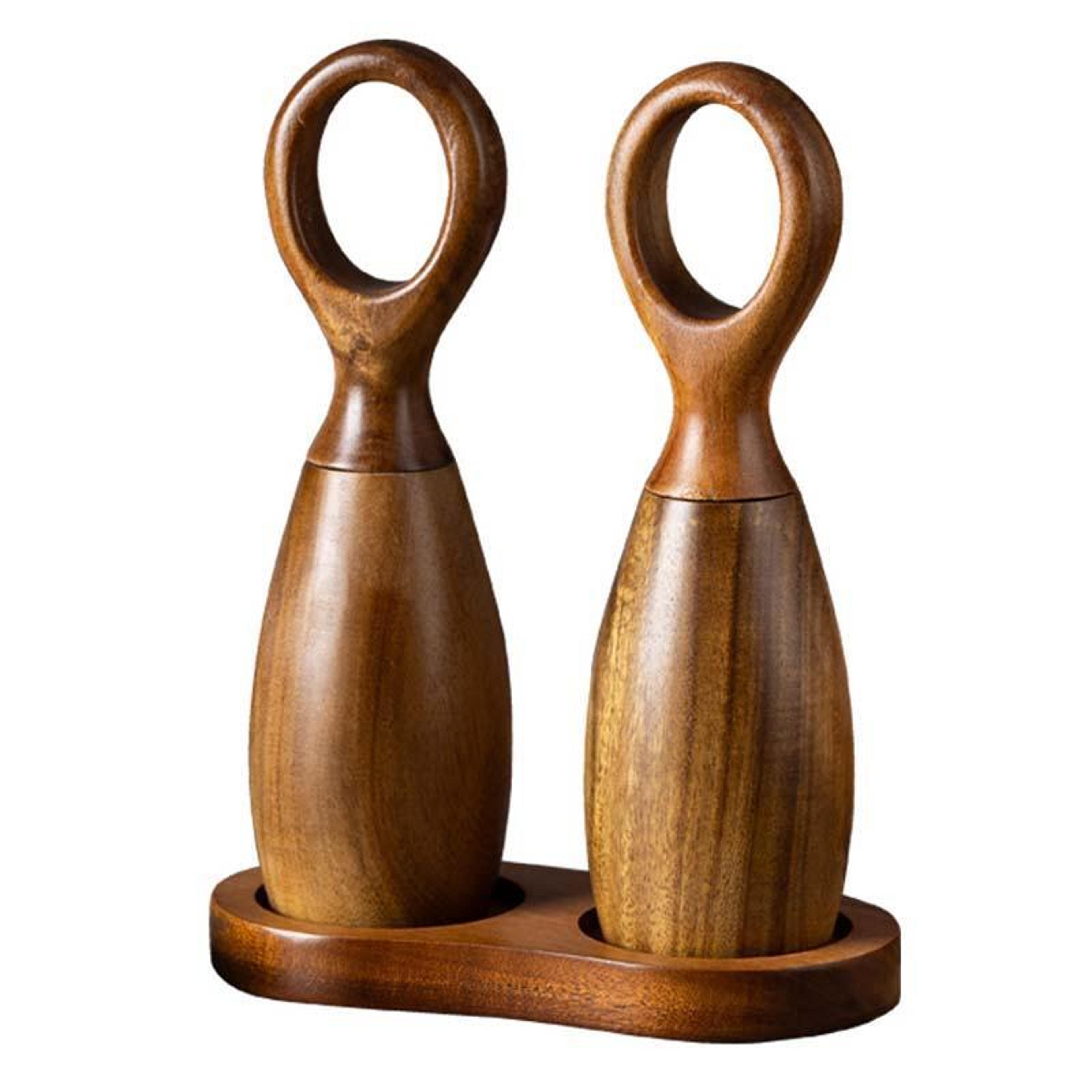 Wood Adjustable Pepper Grinder With Ceramic Core Manual Spice Mill 8