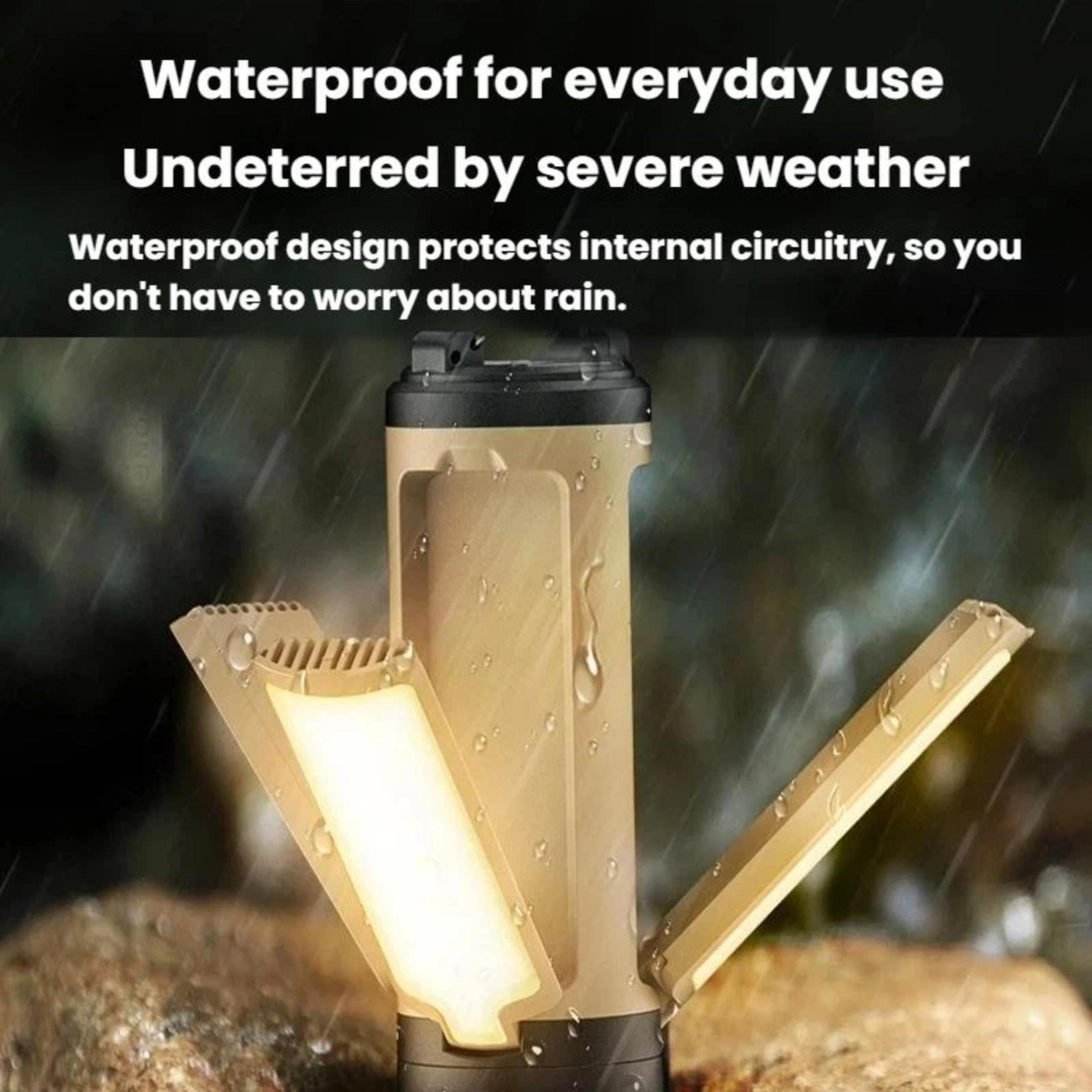 All In One Rechargeable LED Tent Light  Foldable Camping Lantern For Outdoor Adventures 5