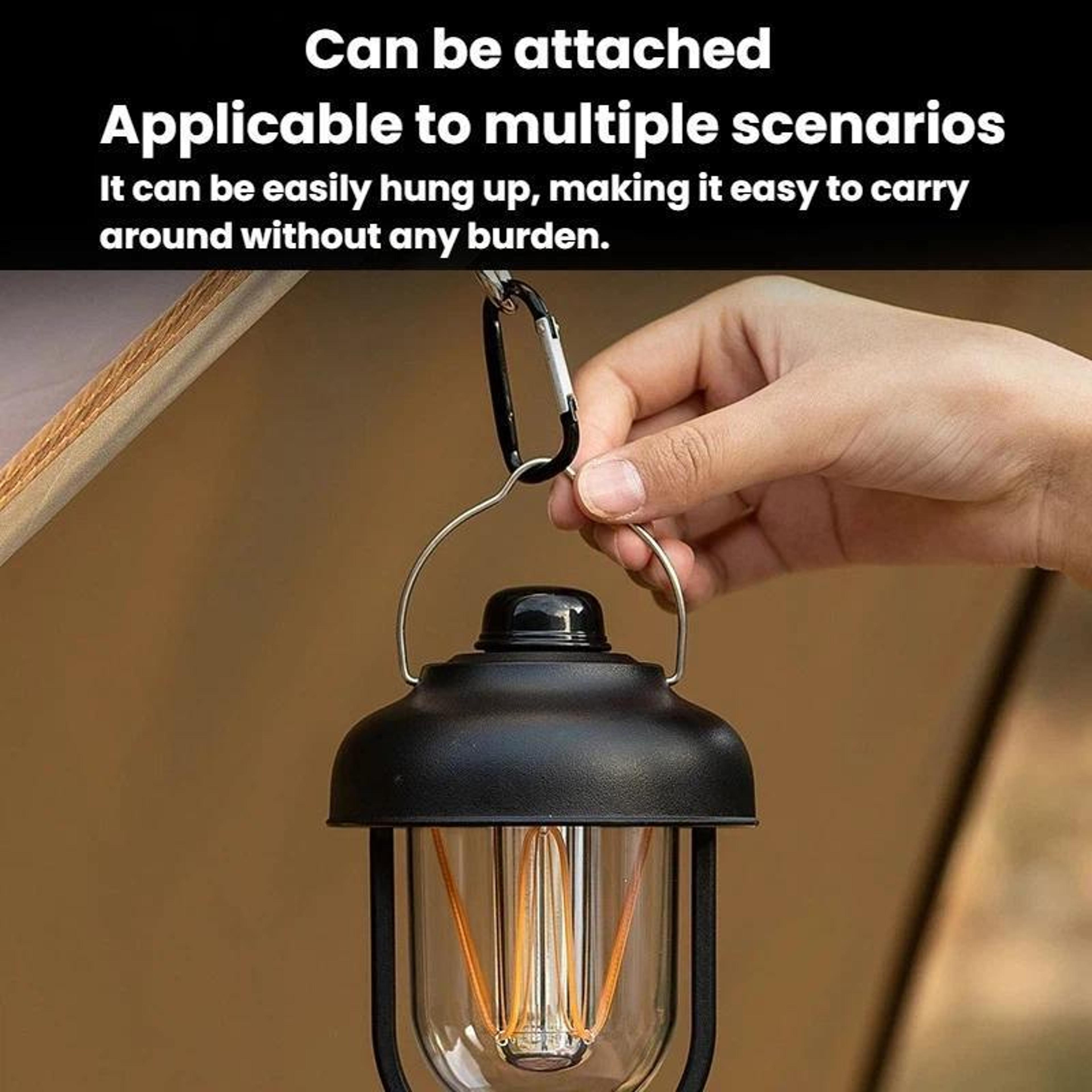 Rechargeable Camping Lantern With Dimmable Ambient LED Light 4