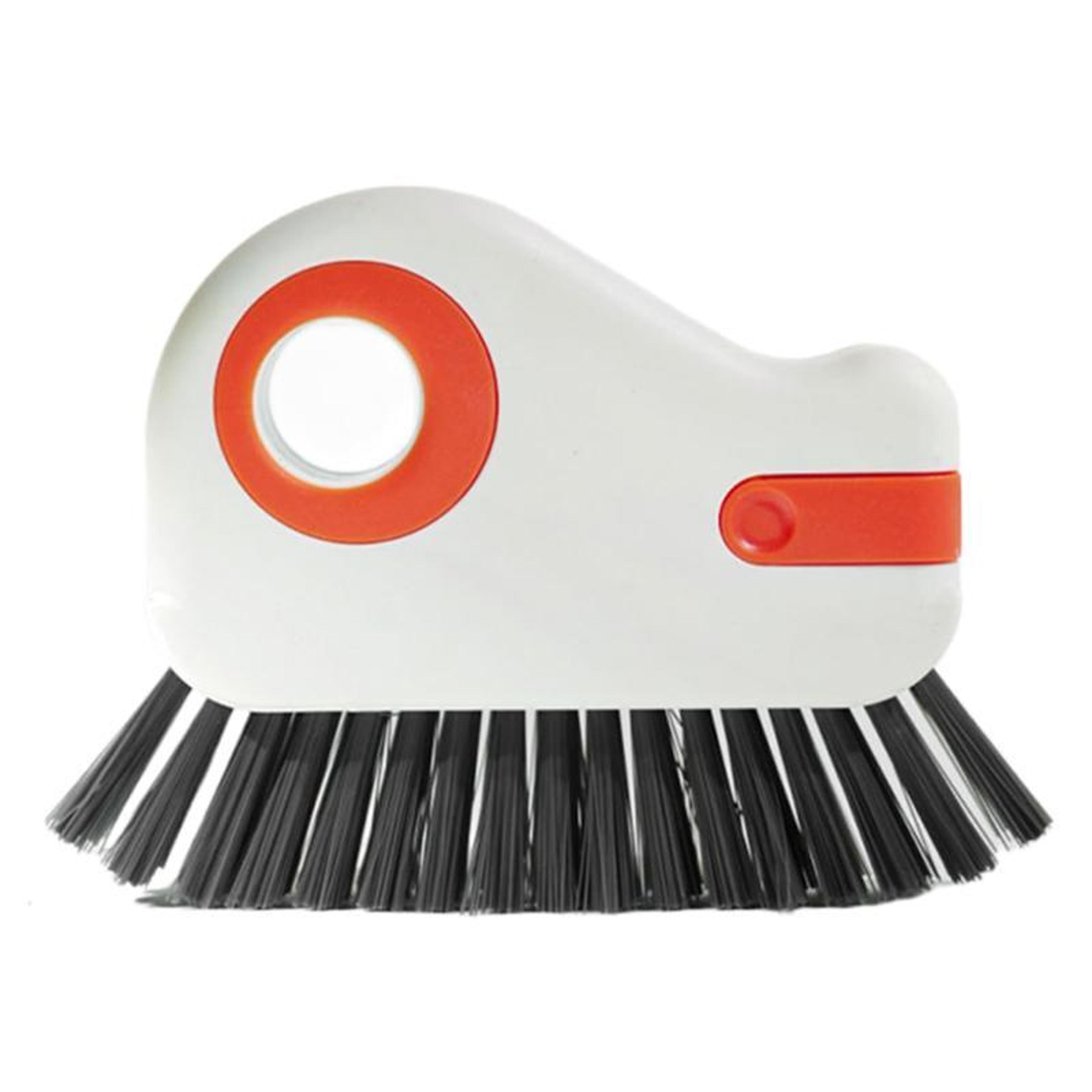 2in1 Window Track Cleaning Brush With Hidden Scraper For Grooves Sills  Narrow Gaps 7
