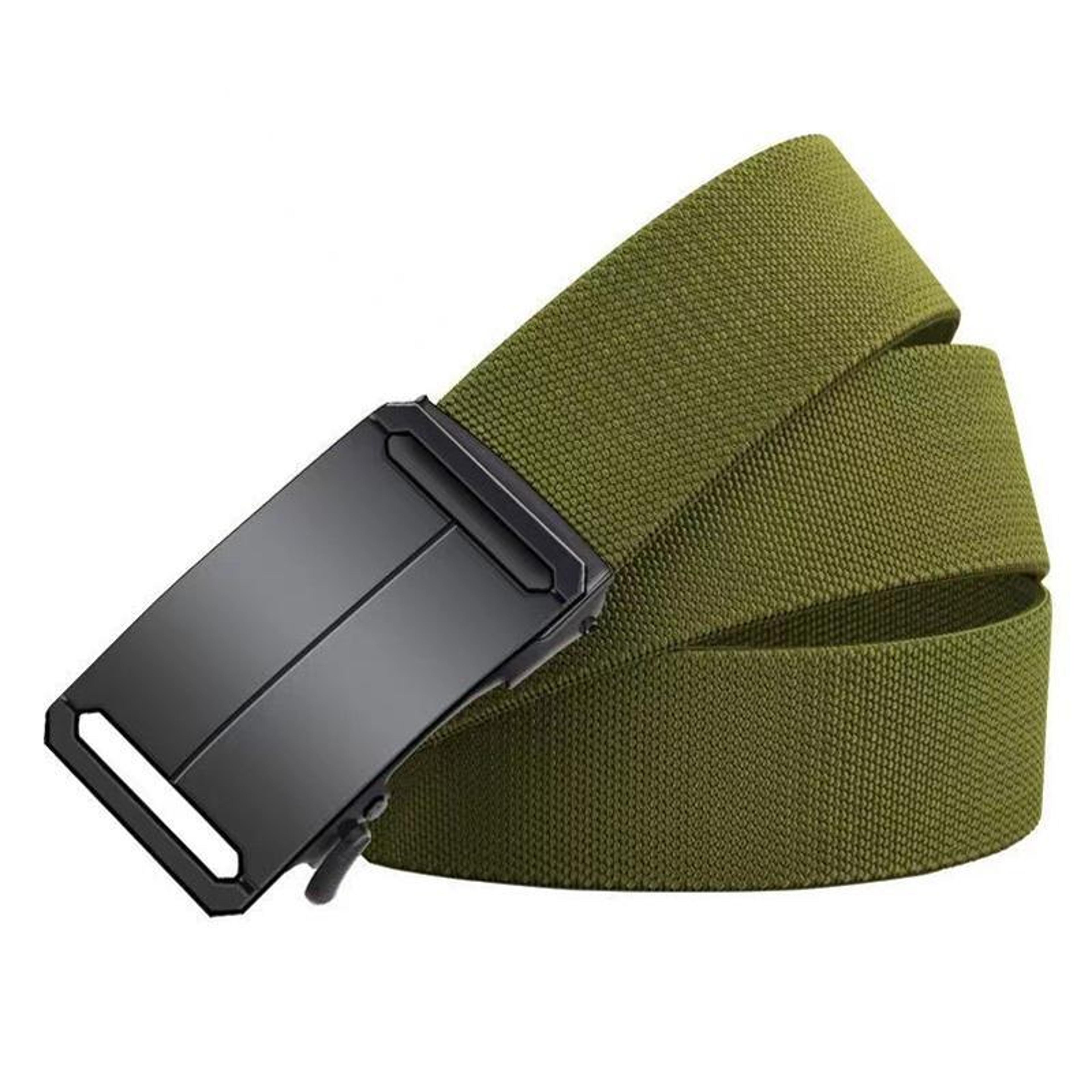 Mens Stretch Tactical Belt With Automatic Buckle Adjustable Outdoor Work Waist Belt 1