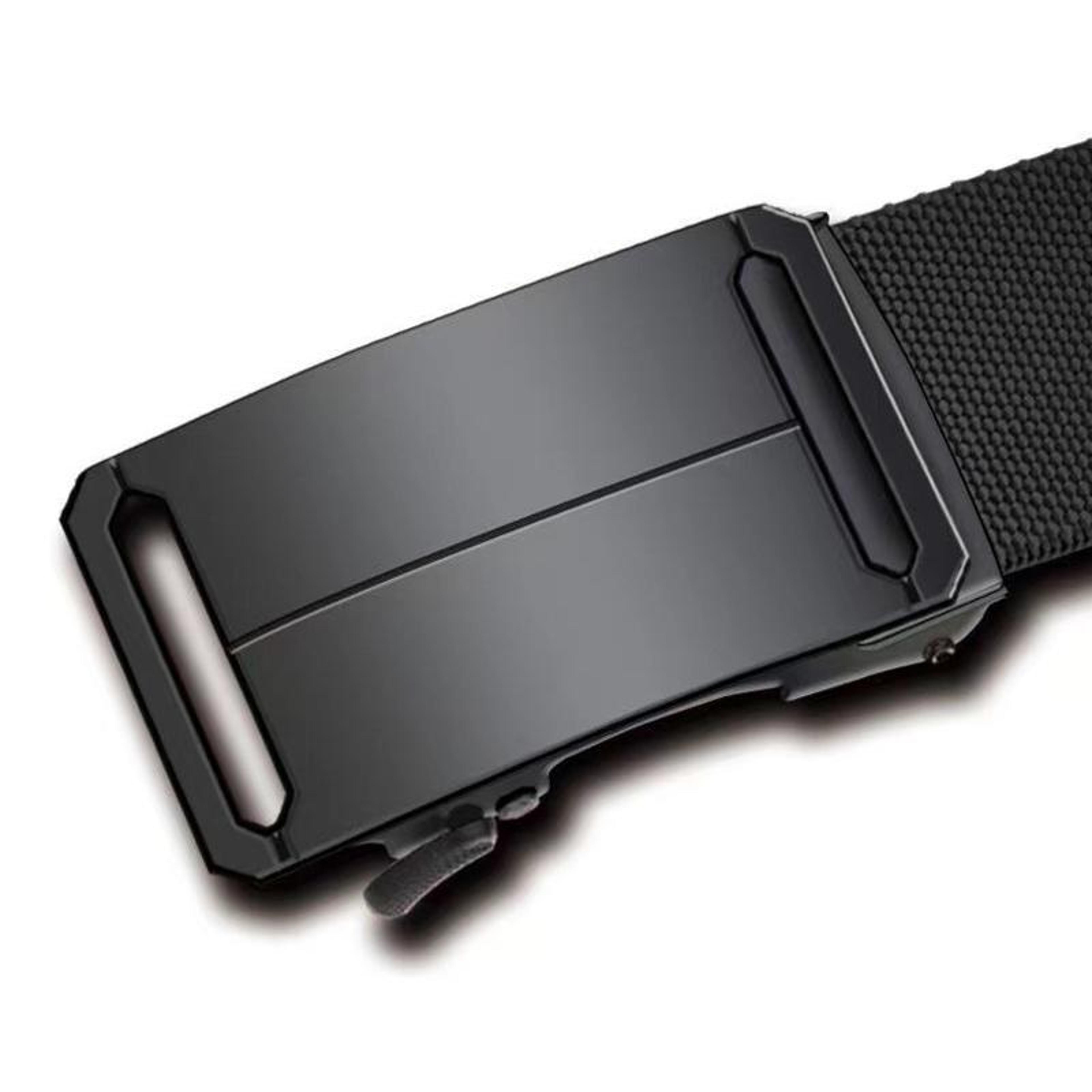 Mens Stretch Tactical Belt With Automatic Buckle Adjustable Outdoor Work Waist Belt 3