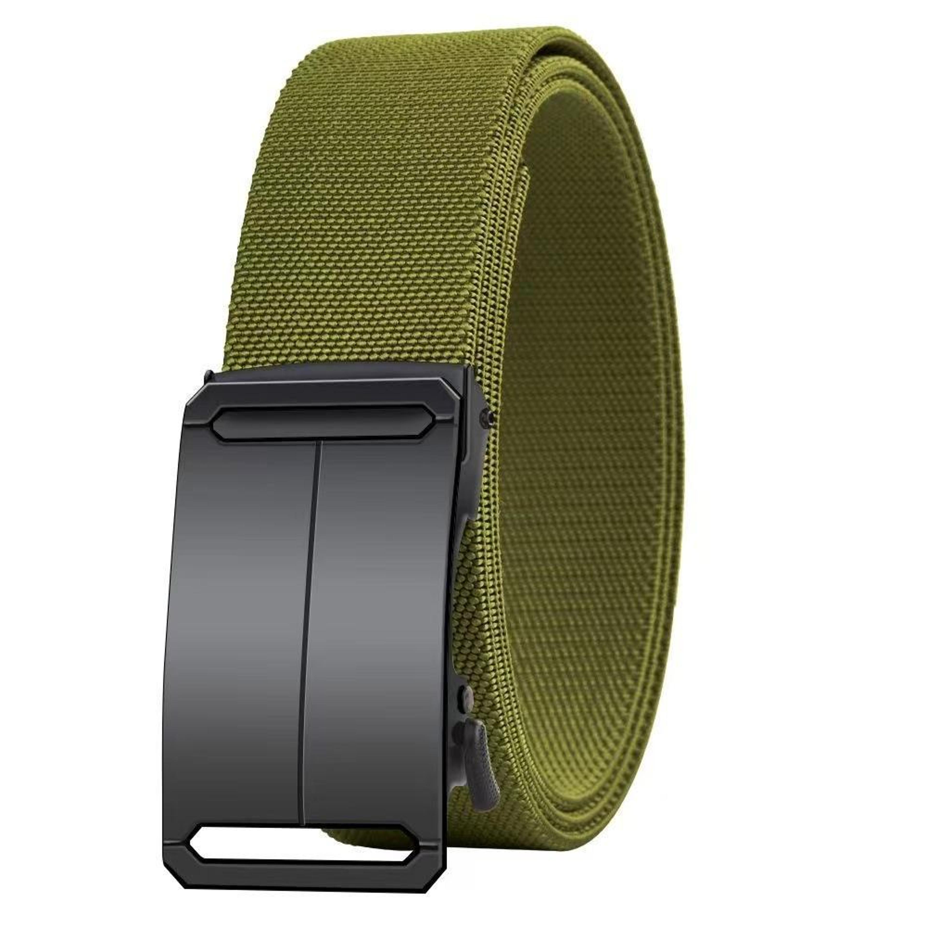 Mens Stretch Tactical Belt With Automatic Buckle Adjustable Outdoor Work Waist Belt 5