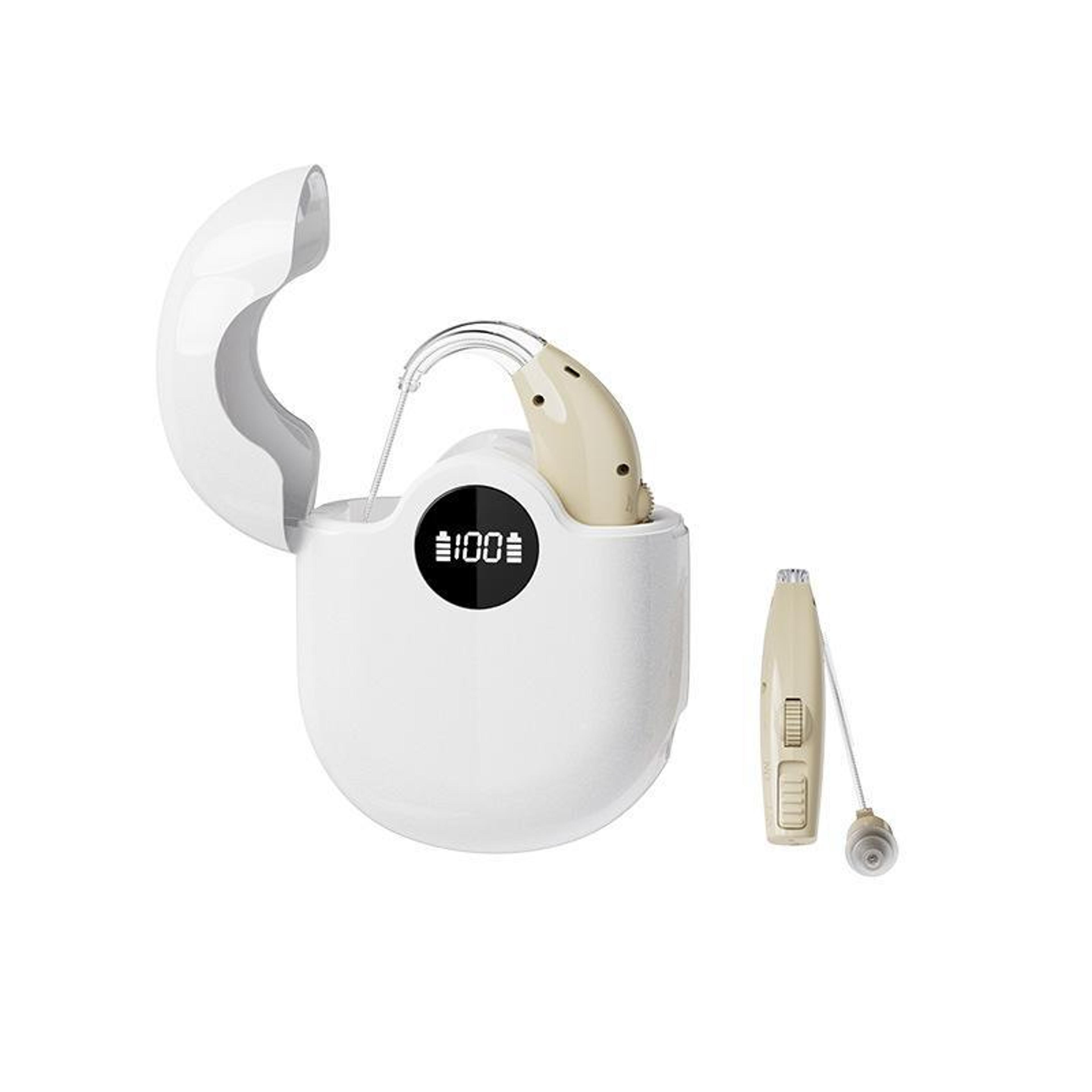 Rechargeable Hearing Aid For Seniors With Digital Display  Noise Cancellation 10