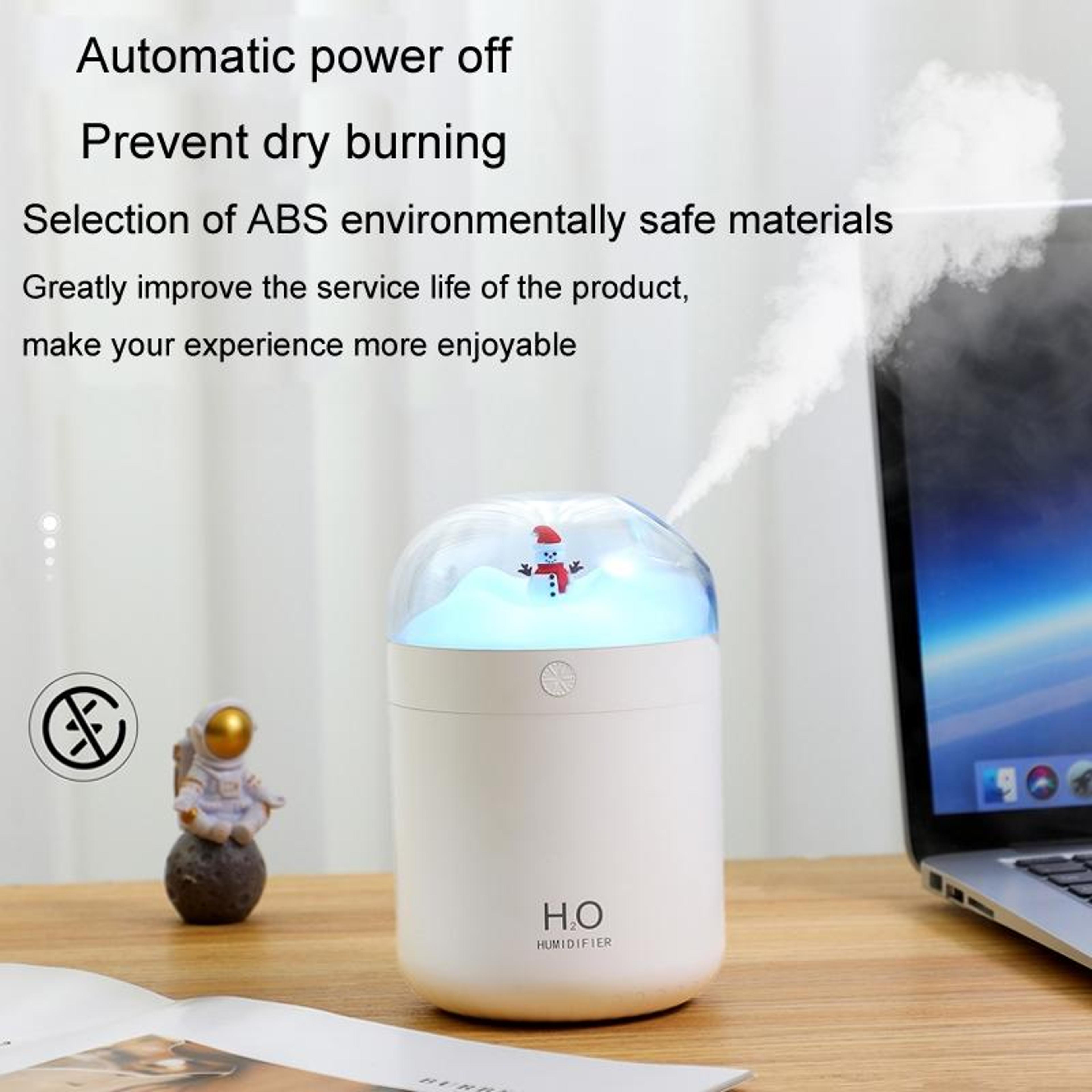 Snowman Glow 500ml USB Desktop Humidifier With Colorful Night Light 3