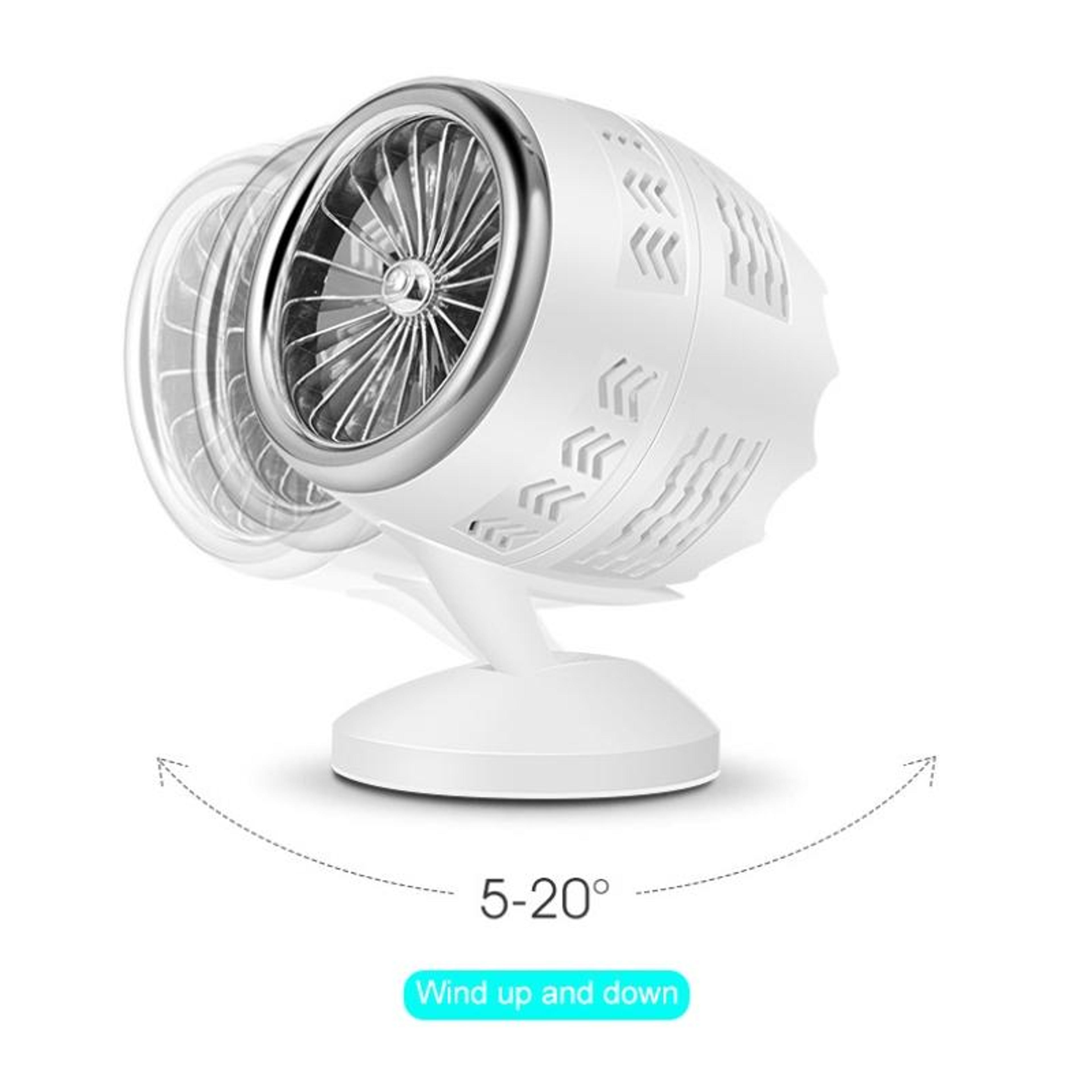 USB Desk Fan Portable Air Circulator With Dual Speed Control 2