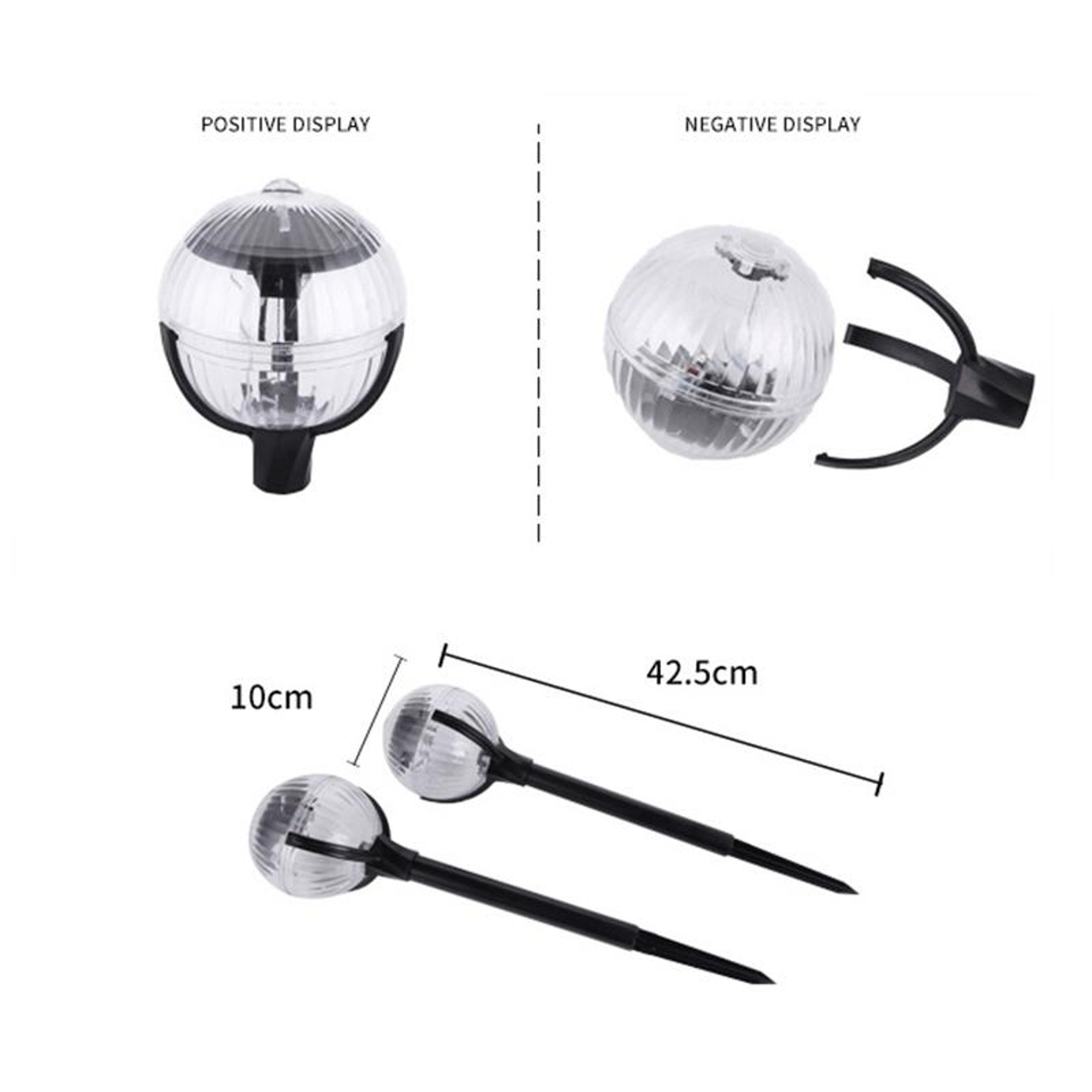 Solar Magic Globe LED Lawn Light Color Changing Waterproof Garden Stake Light 3