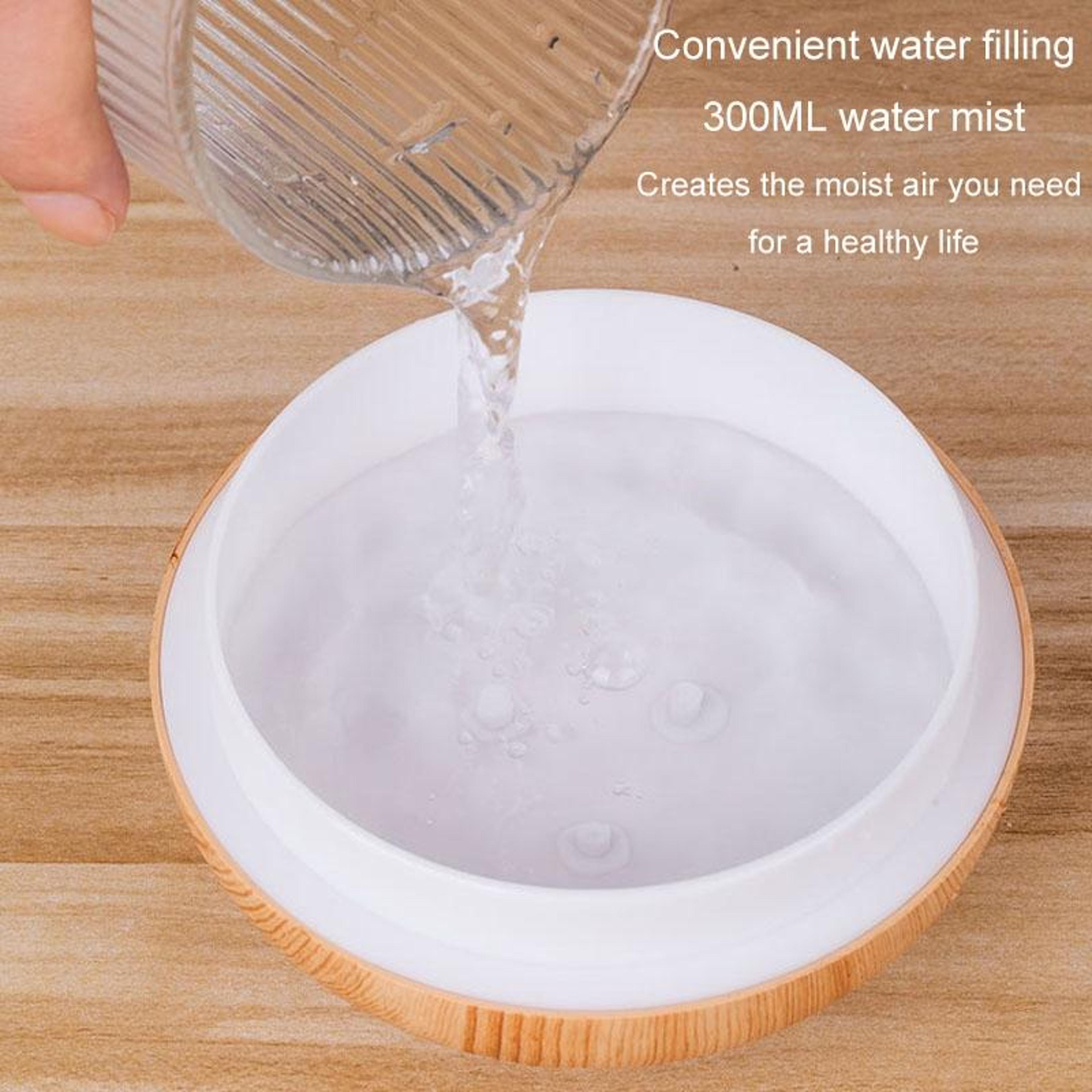 USB Aromatherapy Diffuser  Cool Mist Humidifier With LED Ambient Light 5