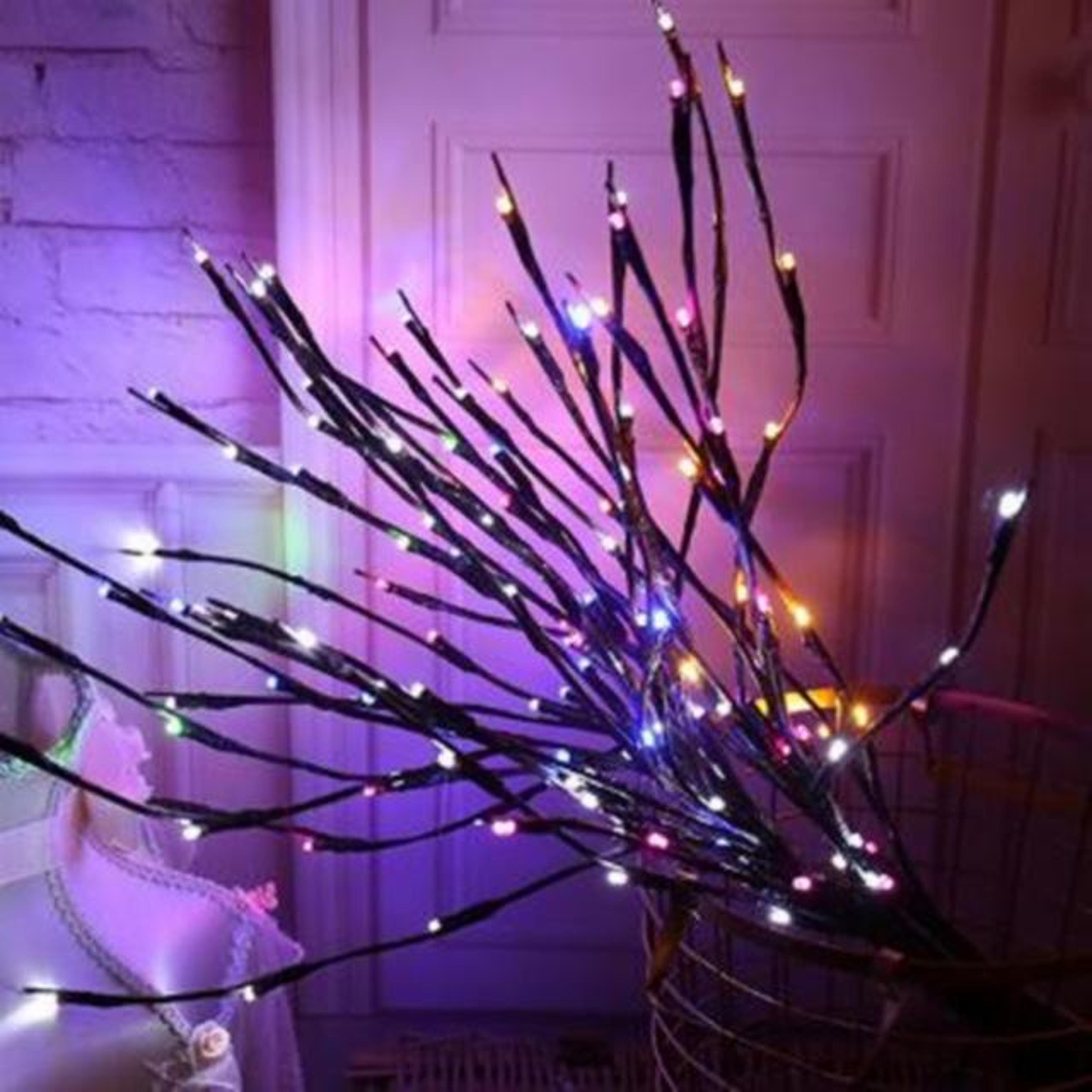 LED Willow Branch Lamp Decorative Floral Tree Light For Home Garden  Holiday Decor 6