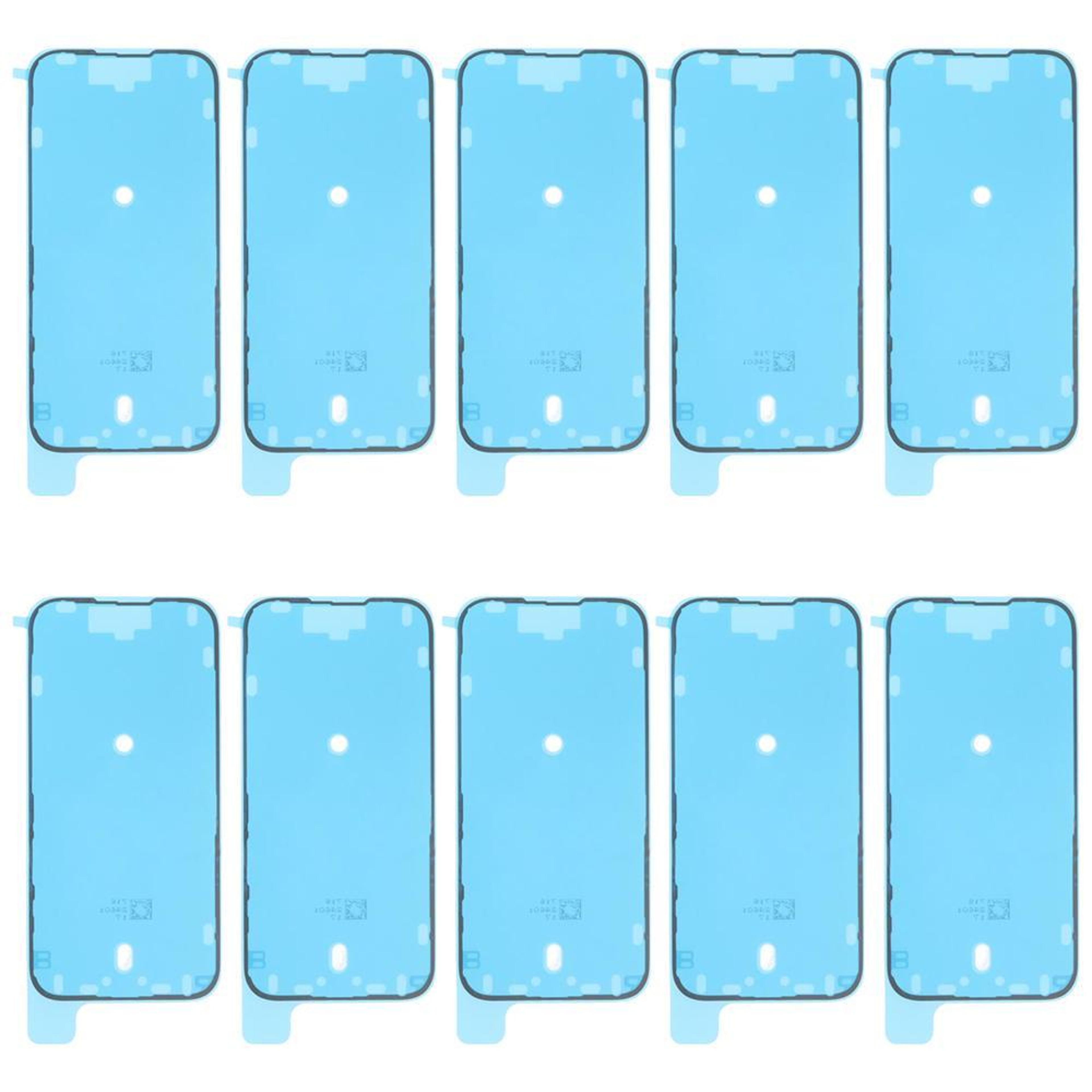 IPhone 16 Series Waterproof LCD Frame Bezel Adhesive Sticker Set 10PCS 0