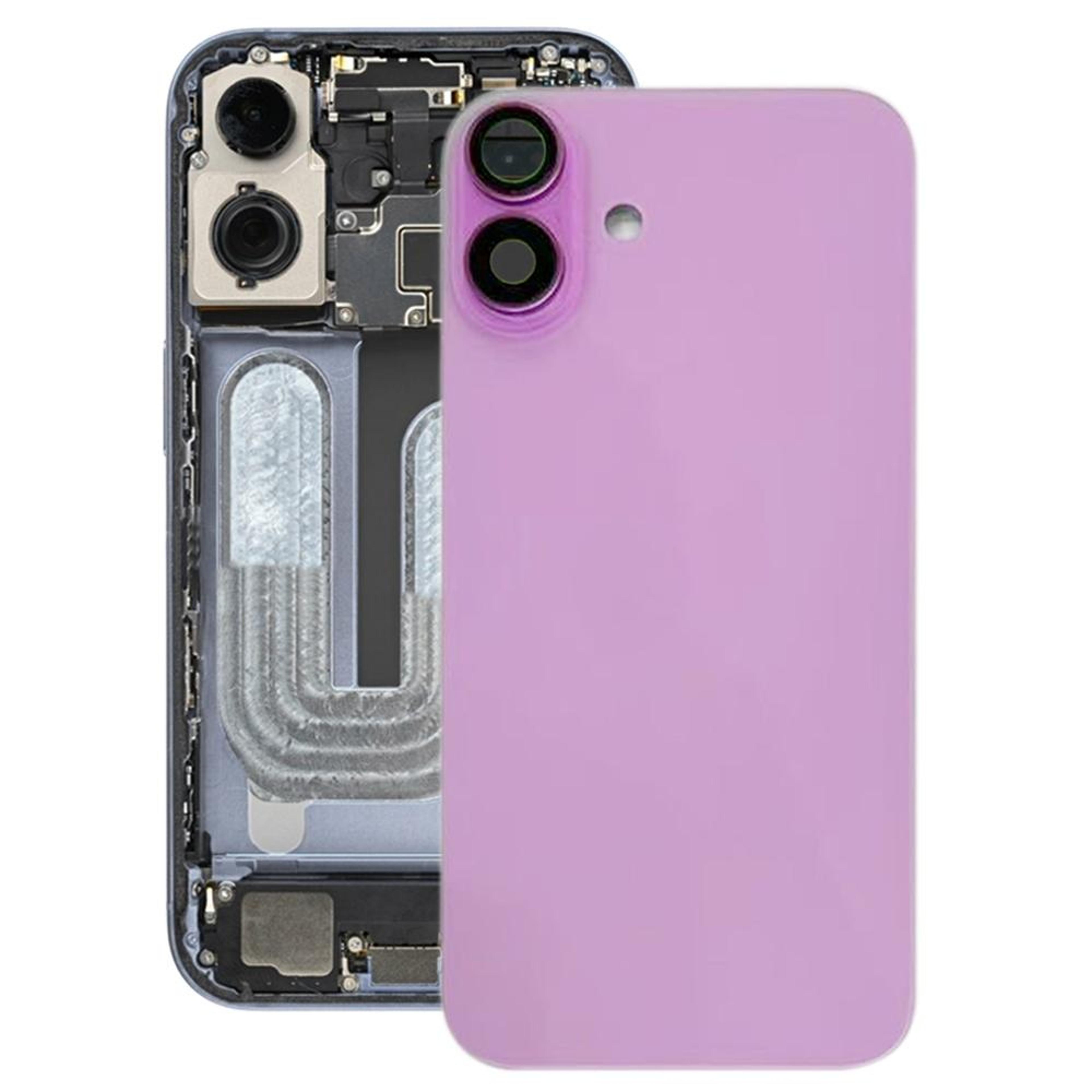 IPhone 16  16 Plus Back Cover Replacement With Camera Lens Frame 6