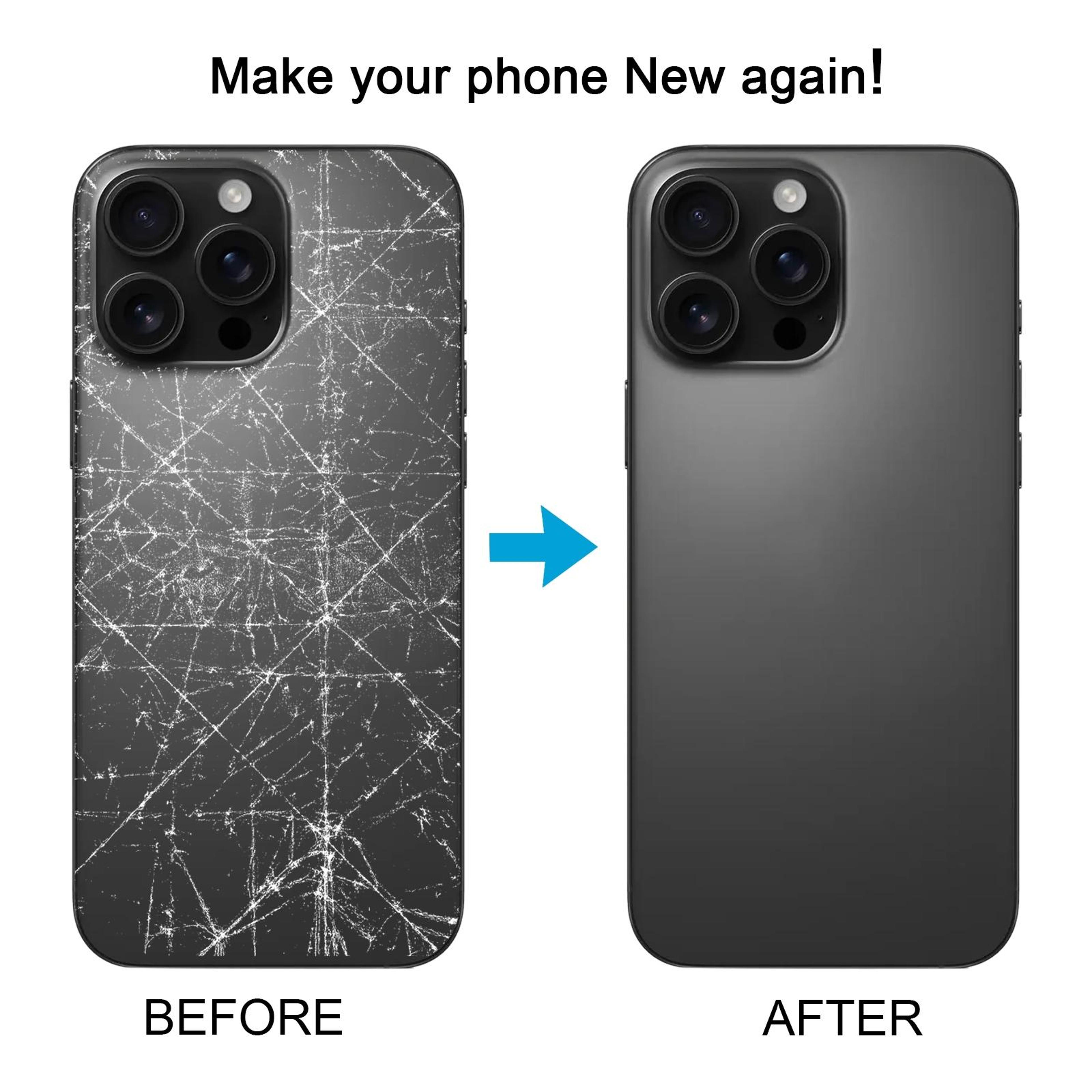 Premium IPhone 16 Pro Glass Back Cover Replacement With MagSafe Magnet  Camera Lens Frame 5