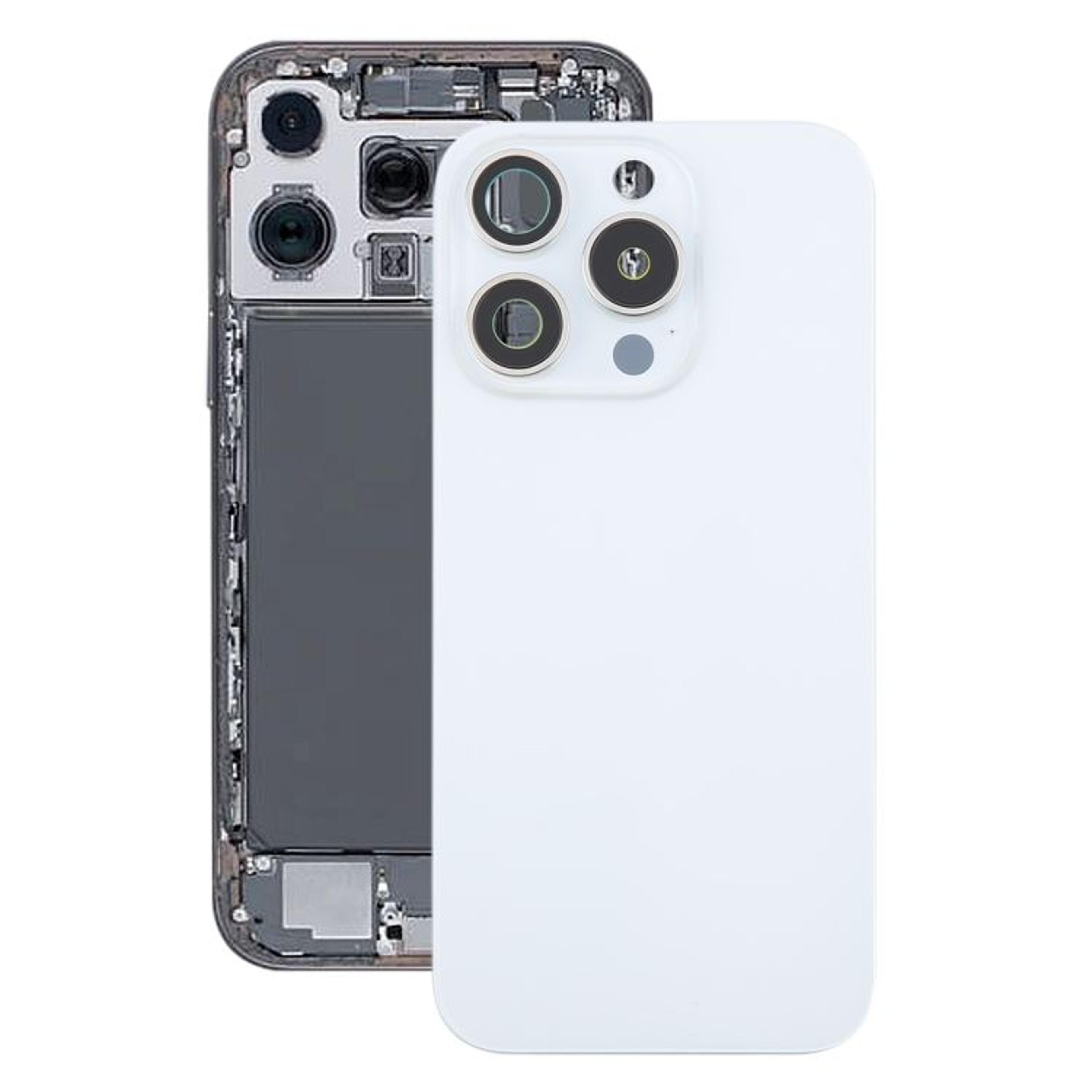 Premium IPhone 16 Pro Glass Back Cover Replacement With MagSafe Magnet  Camera Lens Frame 7