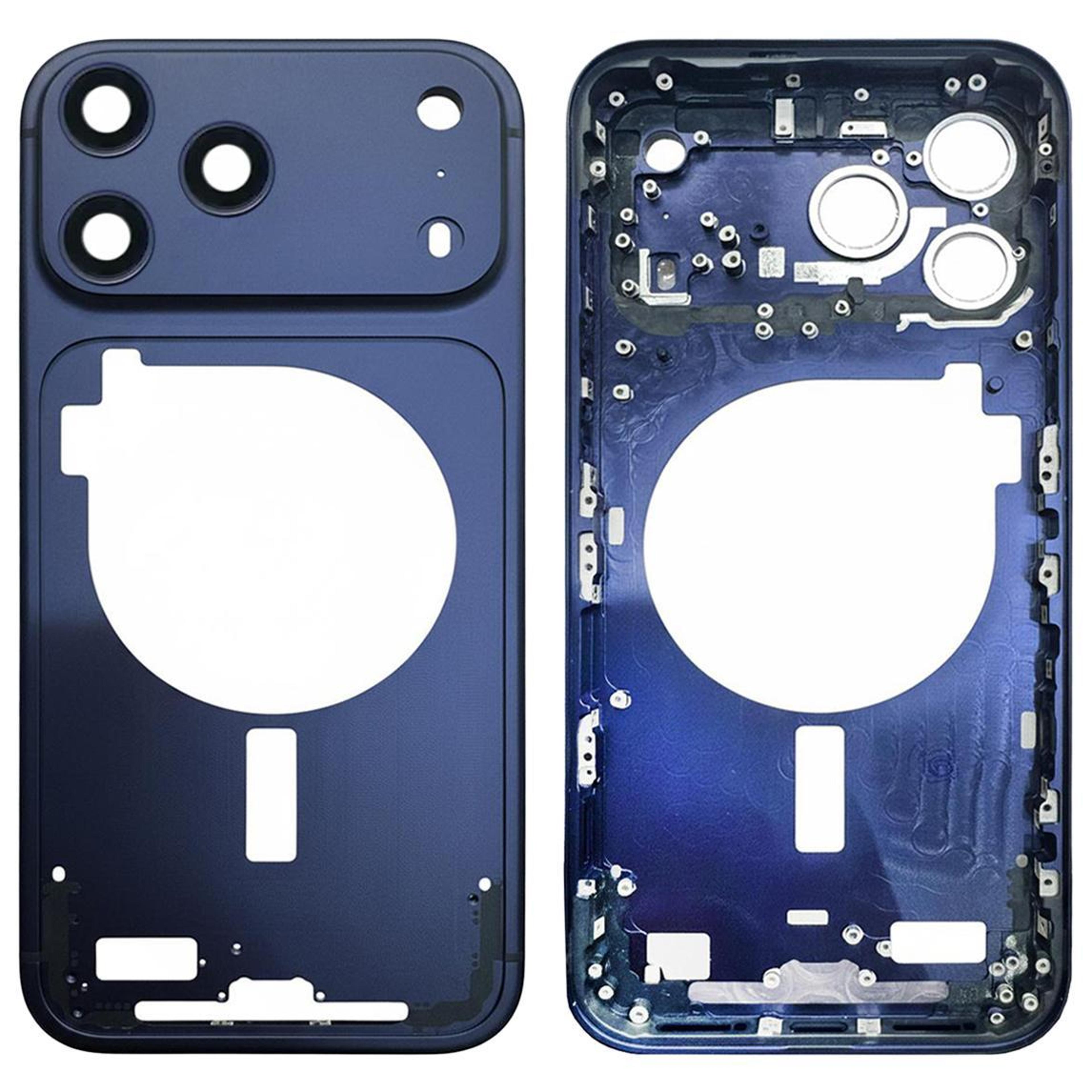 IPhone 17 Pro Middle Frame Bezel Replacement With Integrated Camera Lens Cover 7