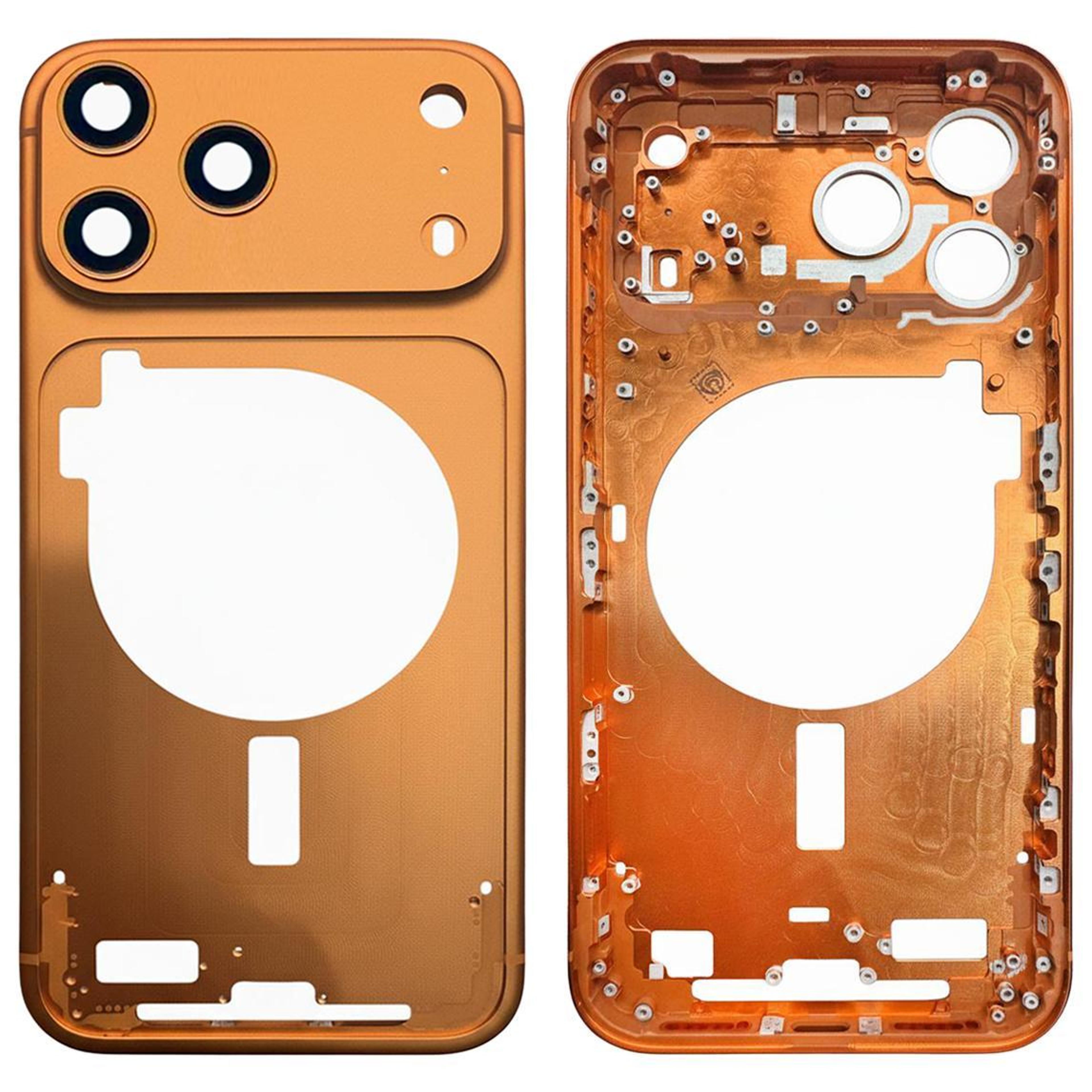 IPhone 17 Pro Middle Frame Bezel Replacement With Integrated Camera Lens Cover 6