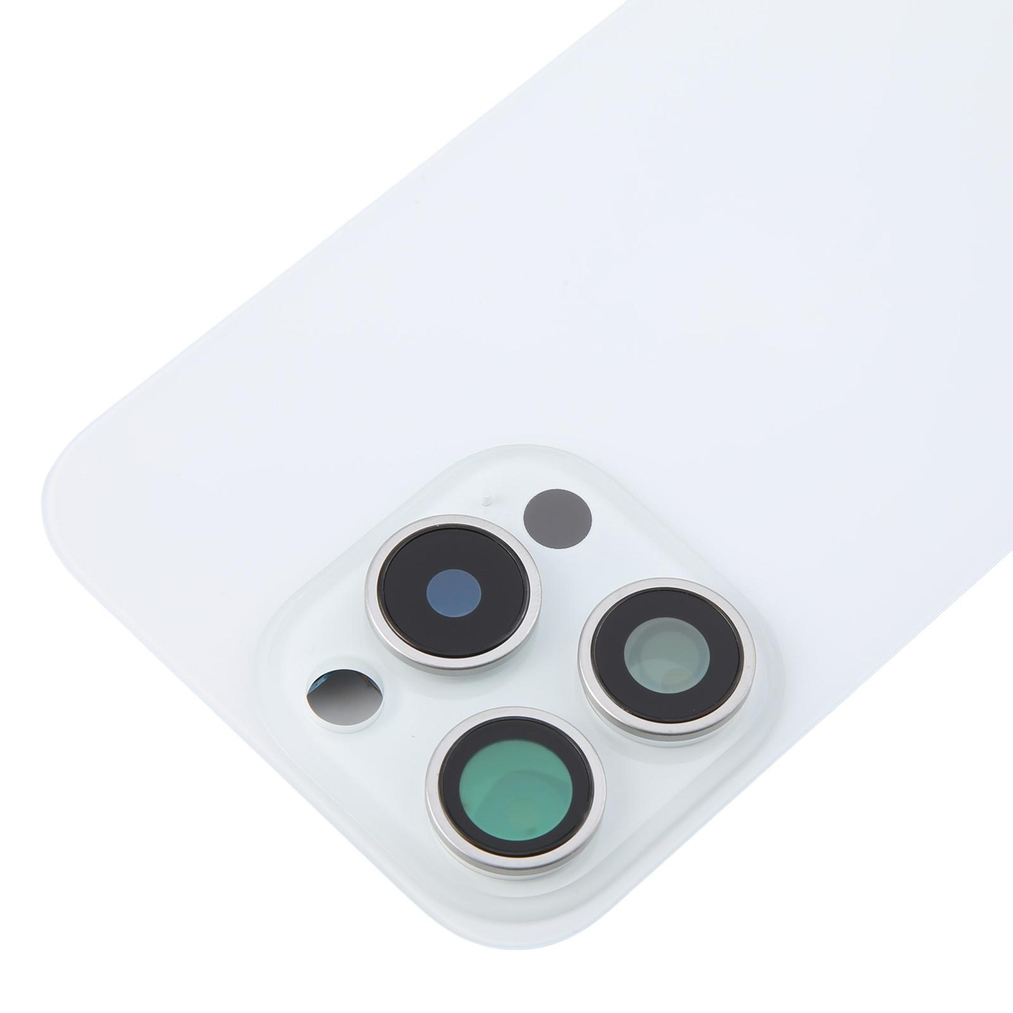 IPhone 16 Pro Rear Glass Back Cover Replacement With Camera Lens Frame 4
