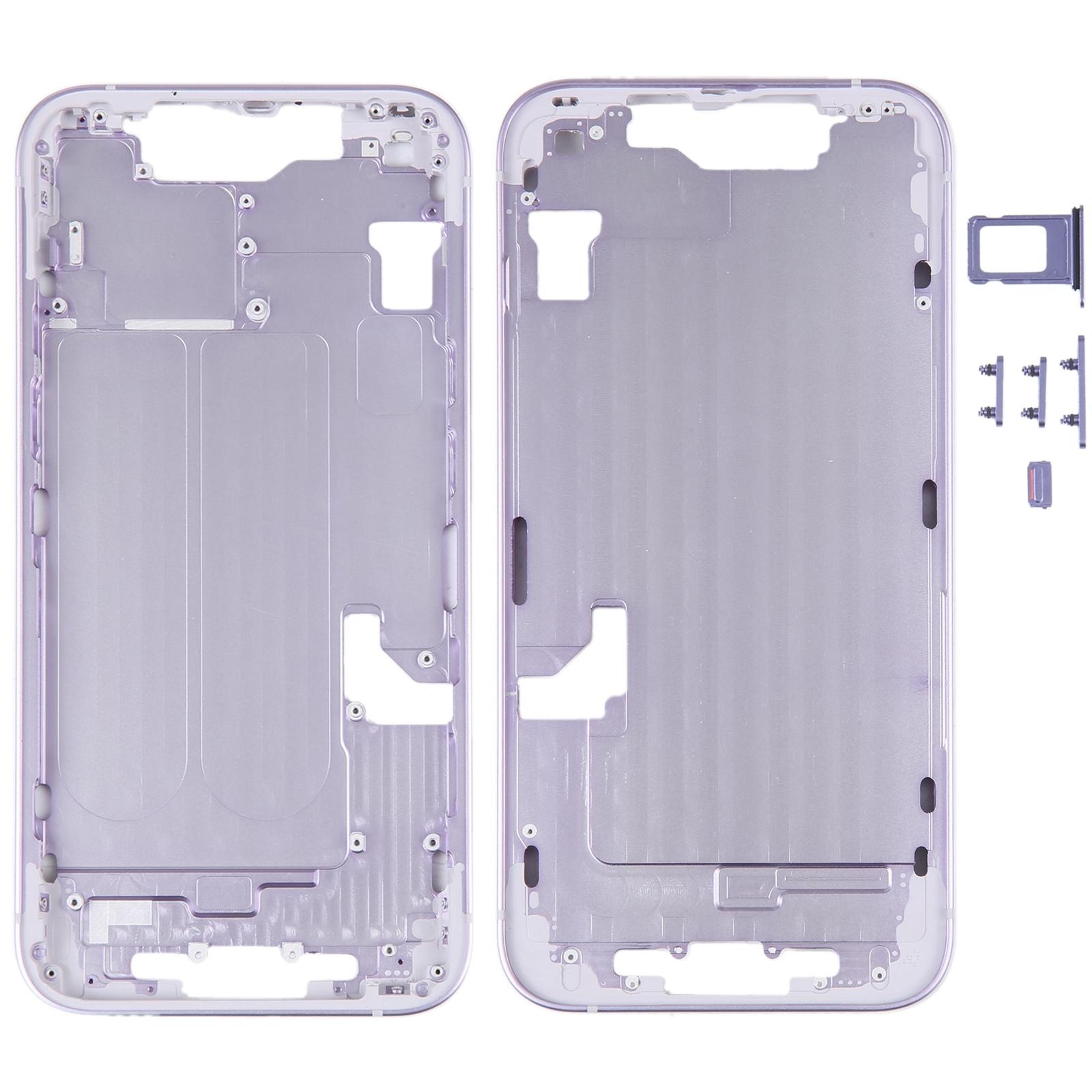 Premium IPhone 14 Middle Frame Replacement With Side Keys Precision IPhone 14 Frame Housing 9