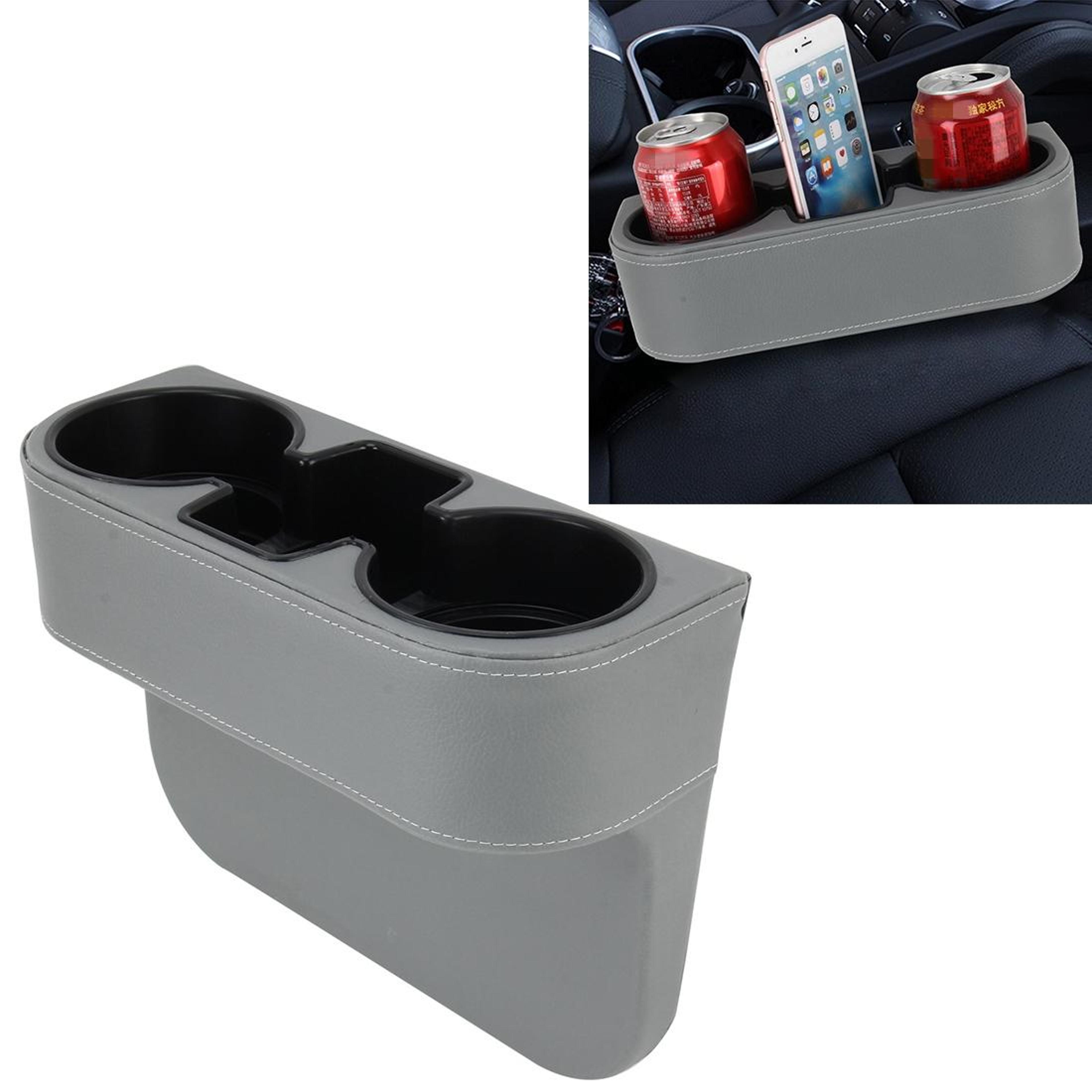 Car Seat Gap Organizer With Cup Holder  Storage Pocket 10